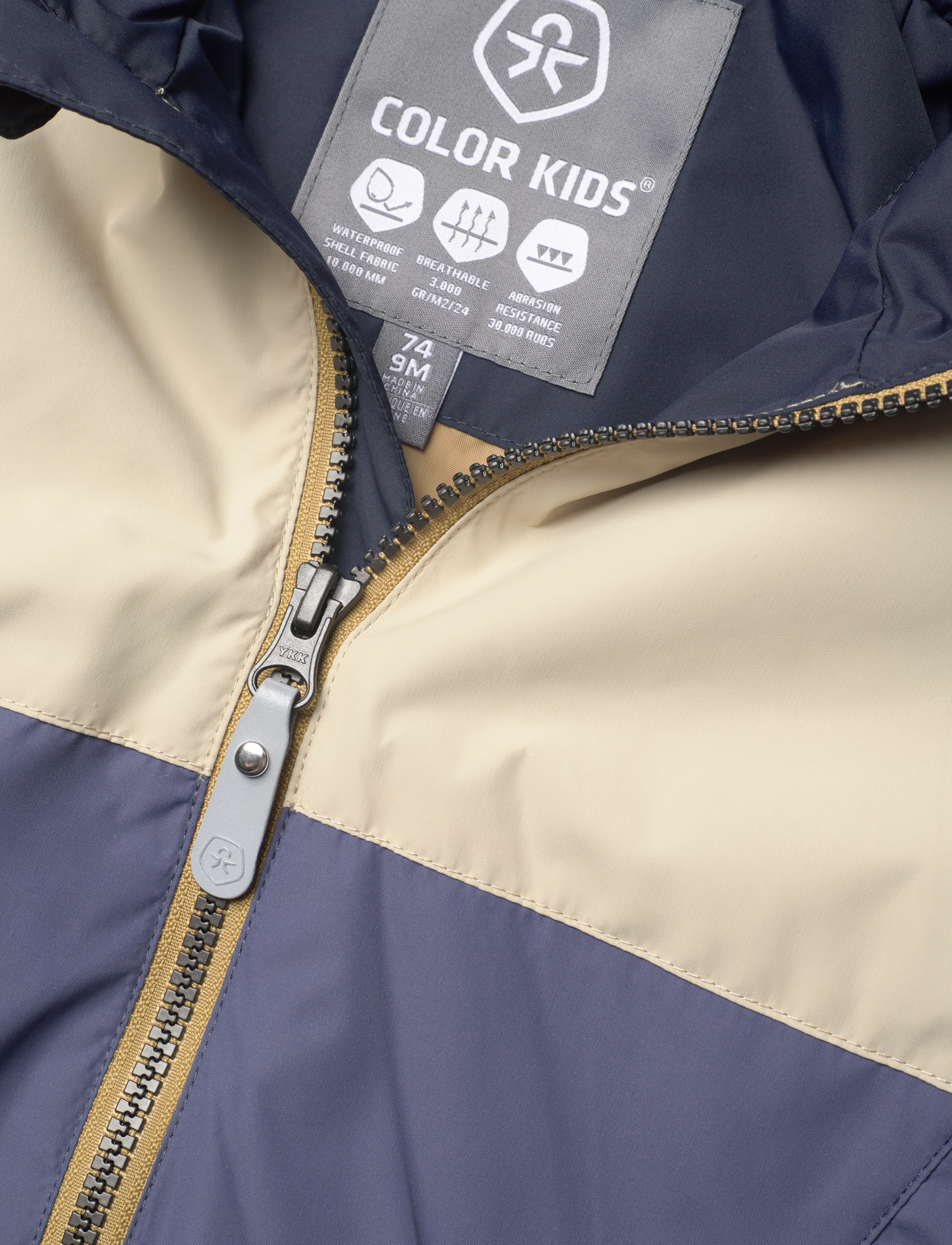 Color Kids - Baby Jacket -Colorblock - vintage indigo - 2