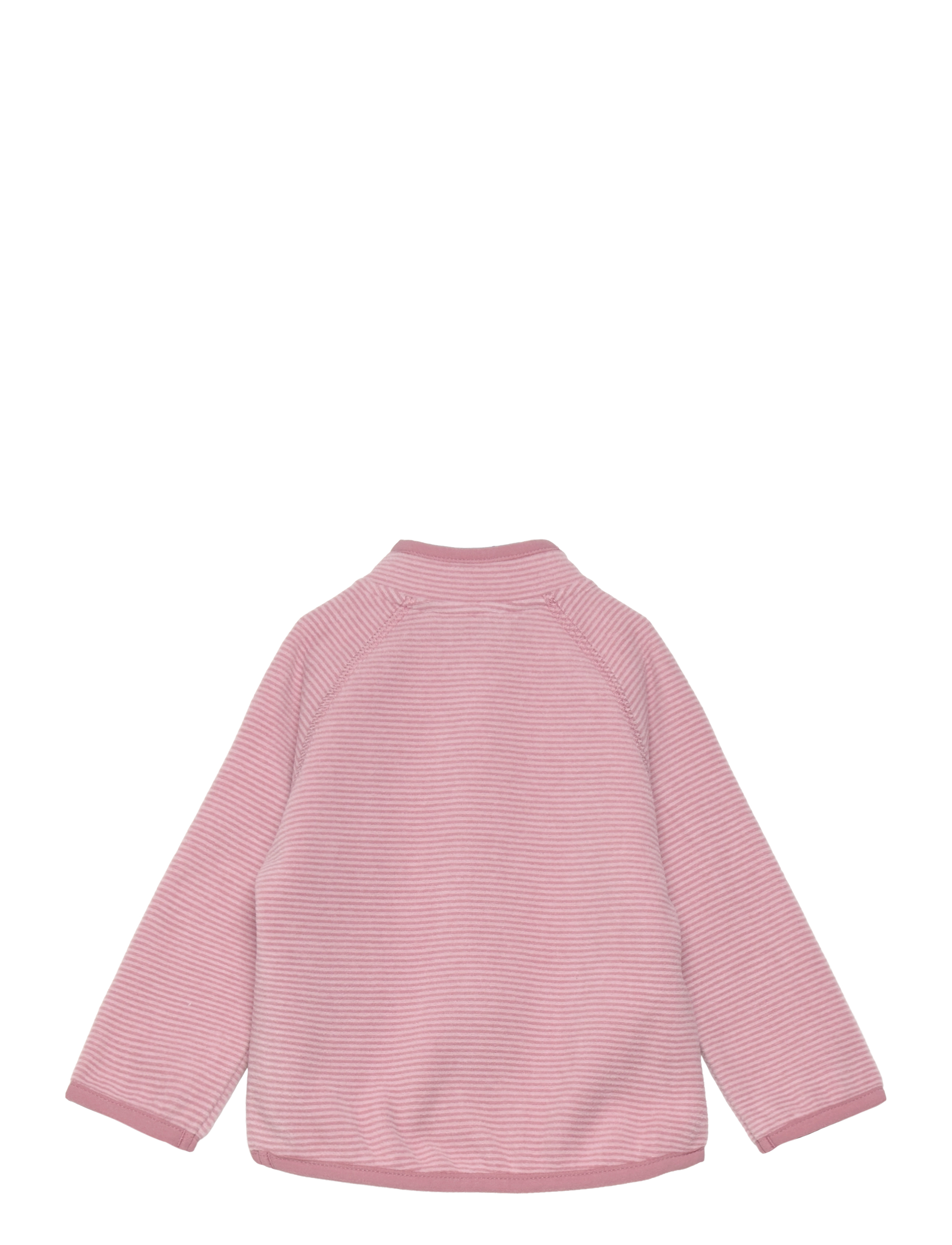 Color Kids - Baby Fleece Jacket - Striped - foxglove - 1