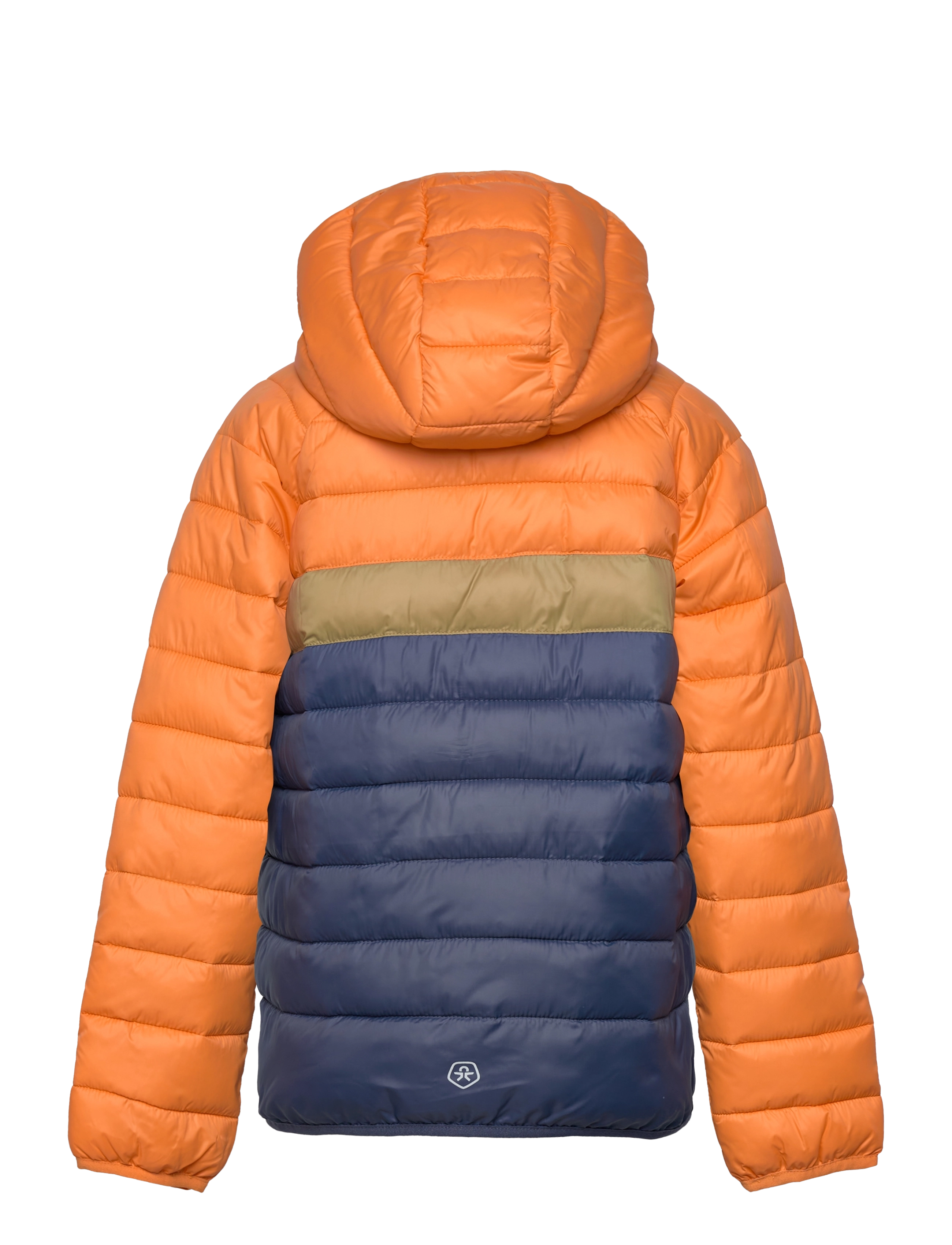 Color Kids - Jacket W. Hood - Quilted - tangerine - 1