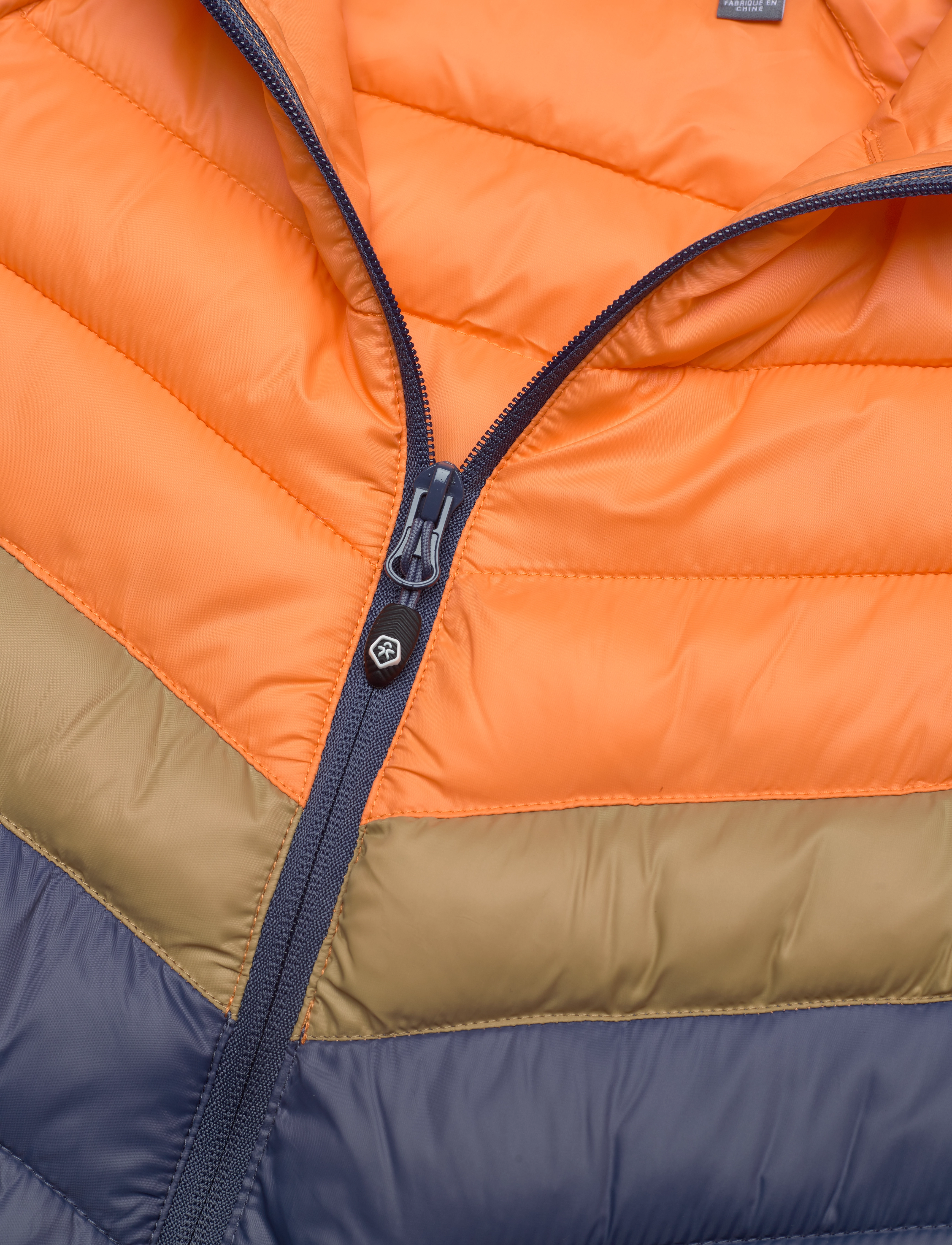 Color Kids - Jacket W. Hood - Quilted - tangerine - 2