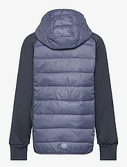 Color Kids - Hybrid Fleece Jacket W. Hood - fleece jackets - vintage indigo - 1