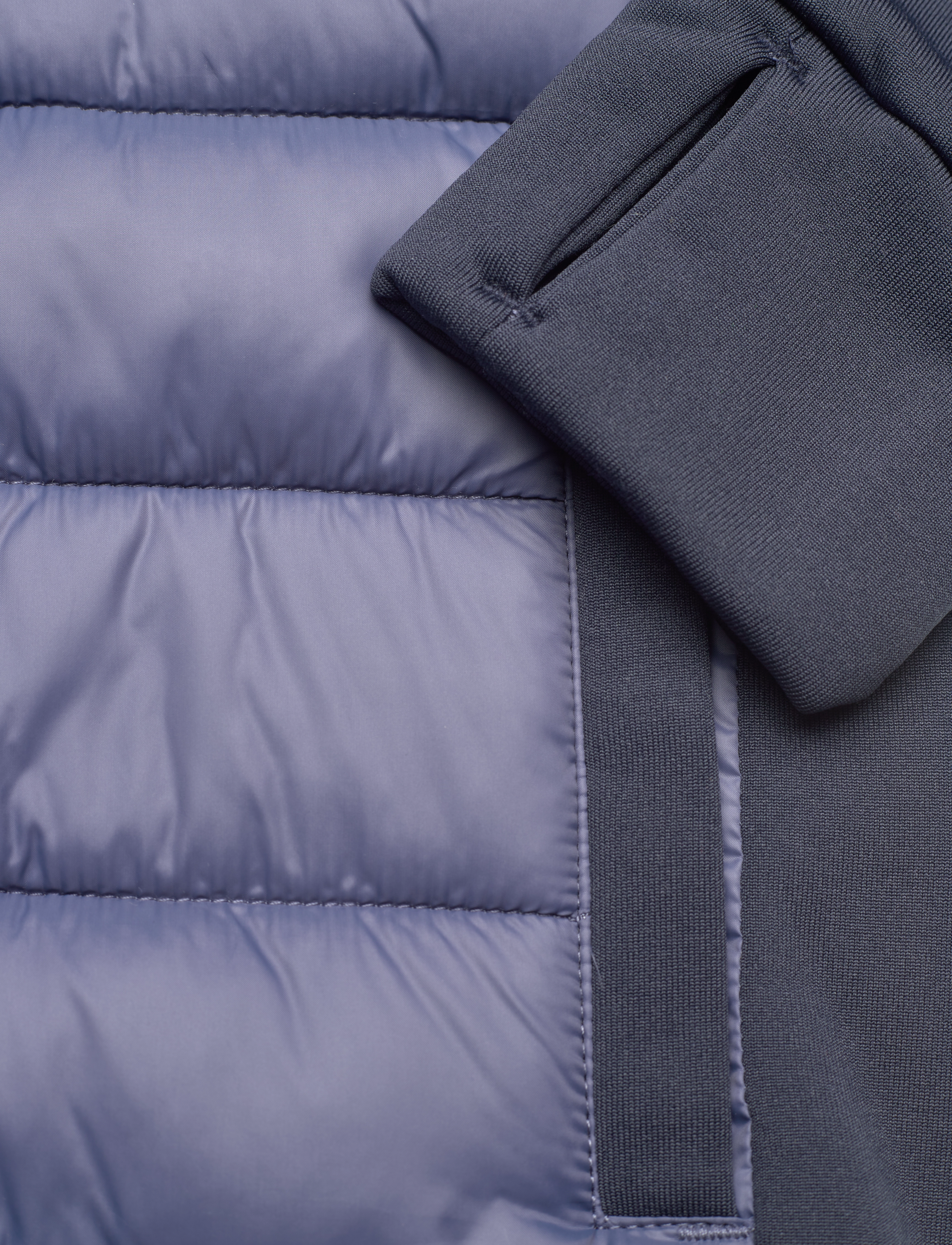 Color Kids - Hybrid Fleece Jacket W. Hood - vintage indigo - 3