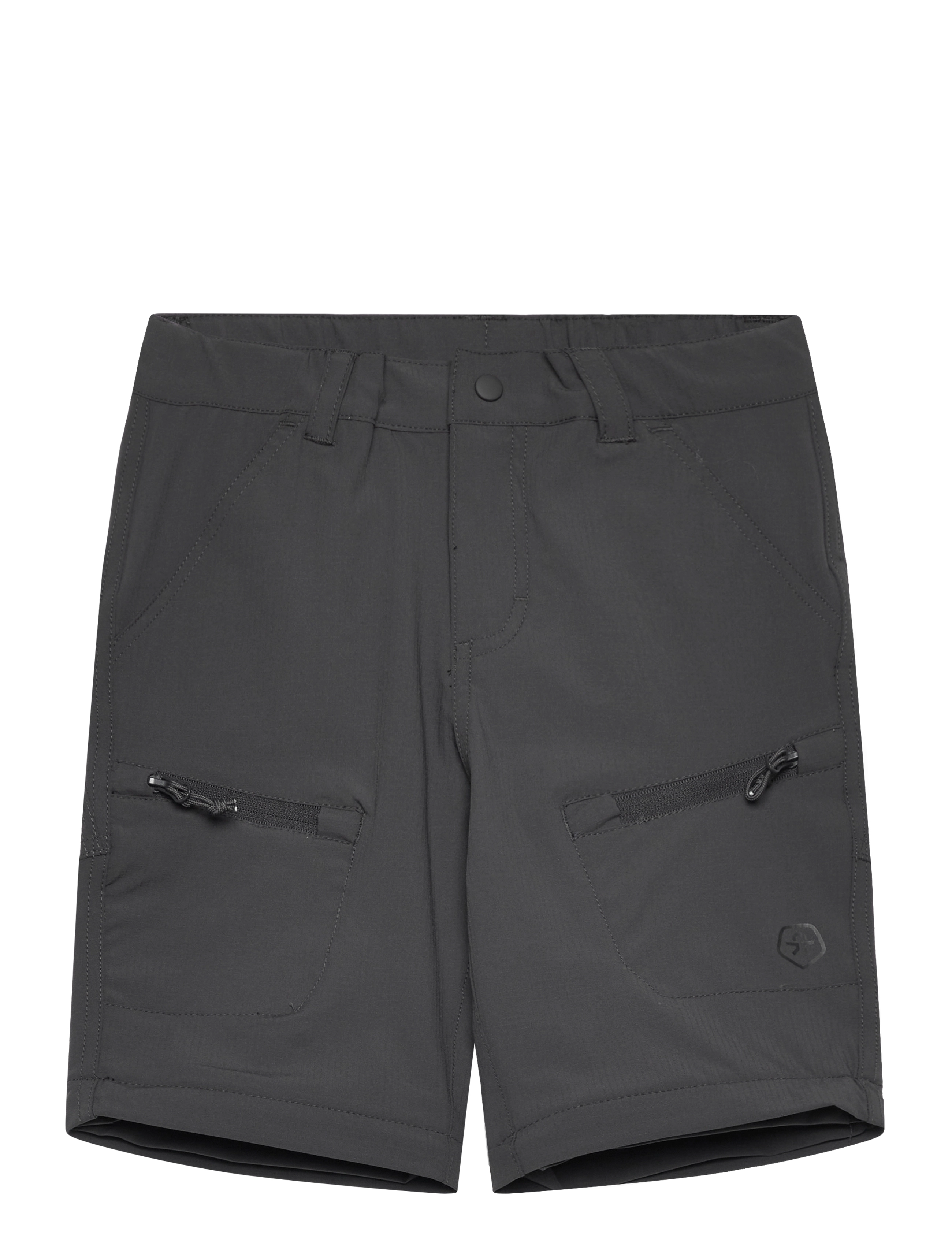 Color Kids - Pants Stretch W. Zip Off - phantom - 2