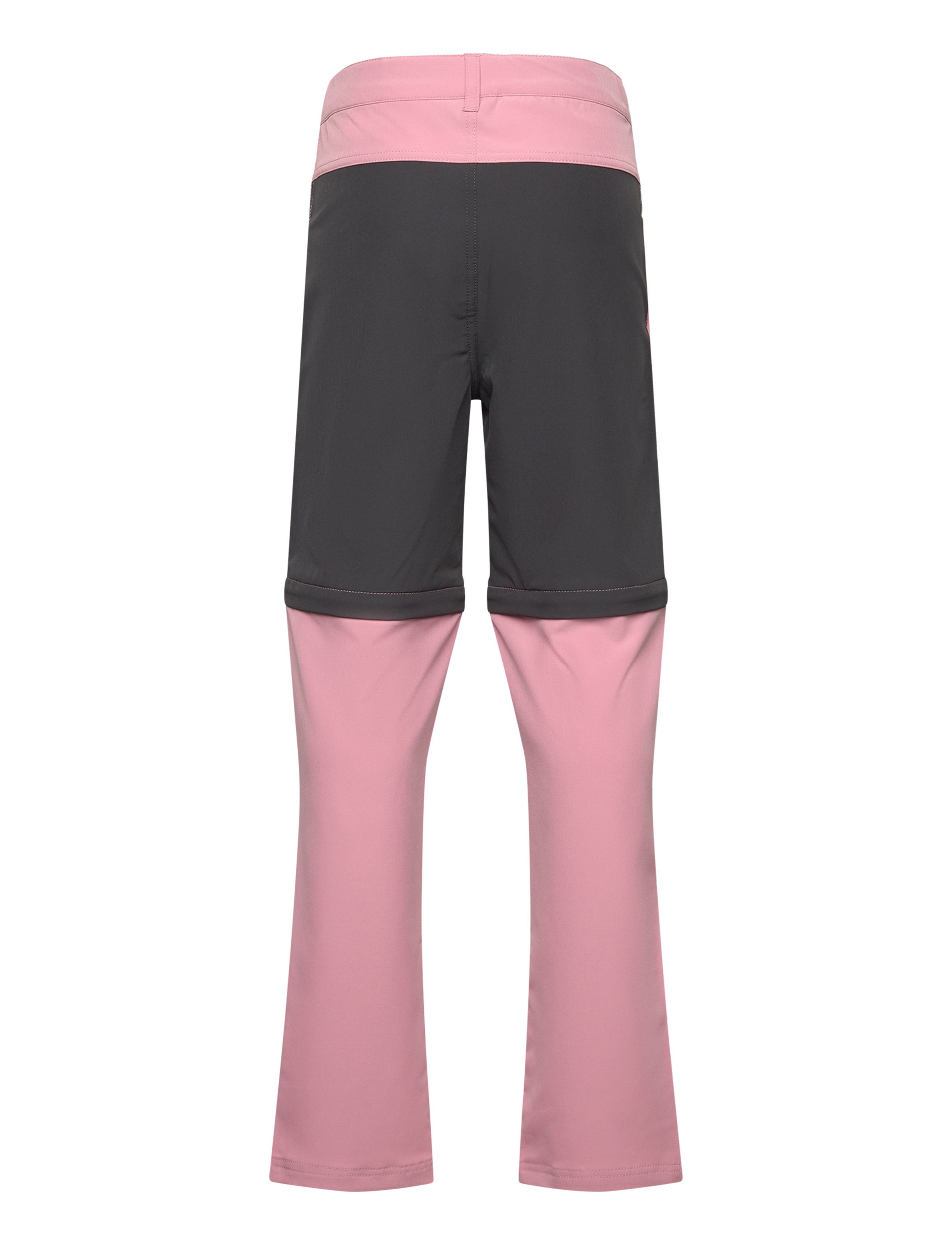 Color Kids - Soft Pants Stretch W. Zip Off - foxglove - 1