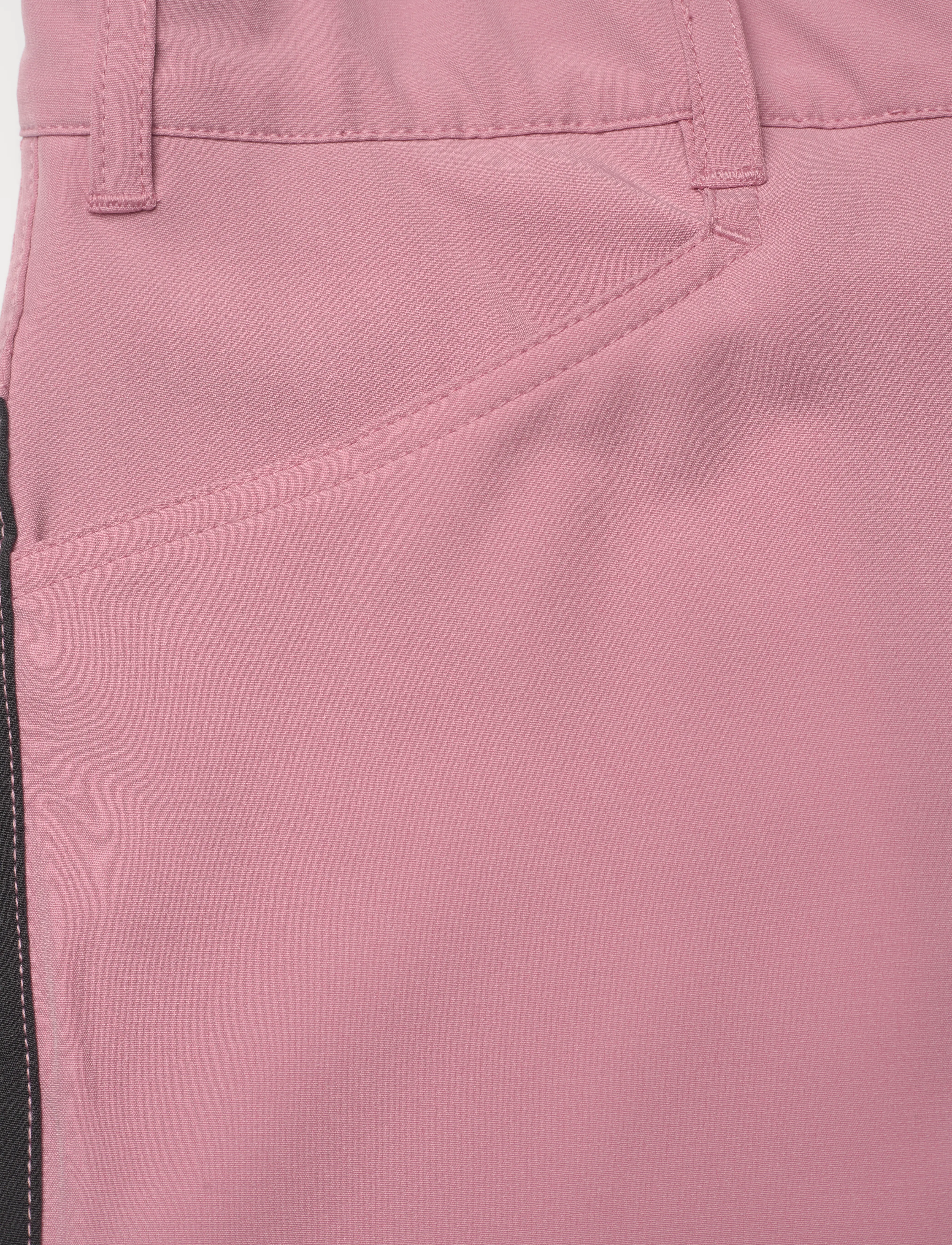 Color Kids - Soft Pants Stretch W. Zip Off - foxglove - 4