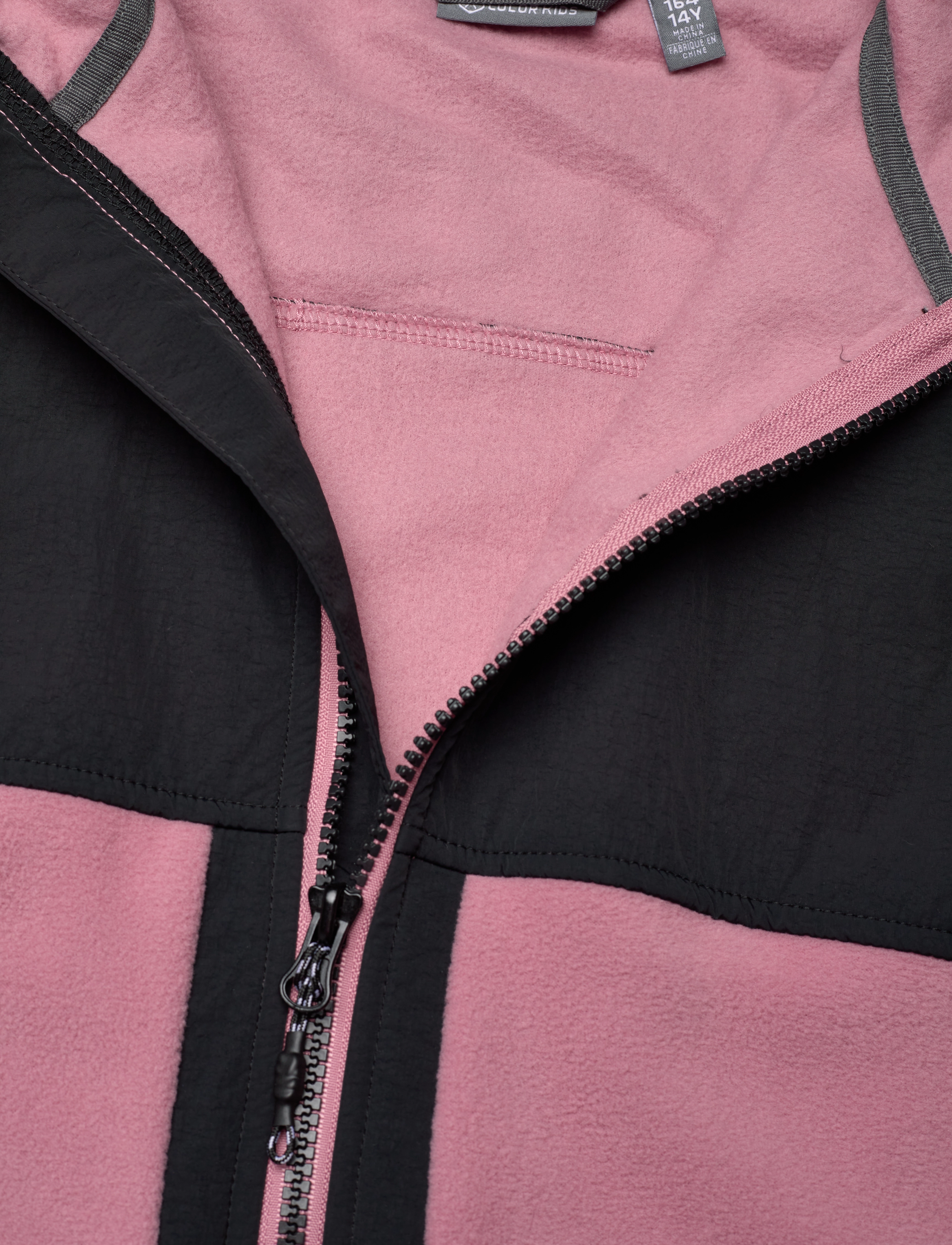 Color Kids - Fleece Jacket - W. Hood - foxglove - 2