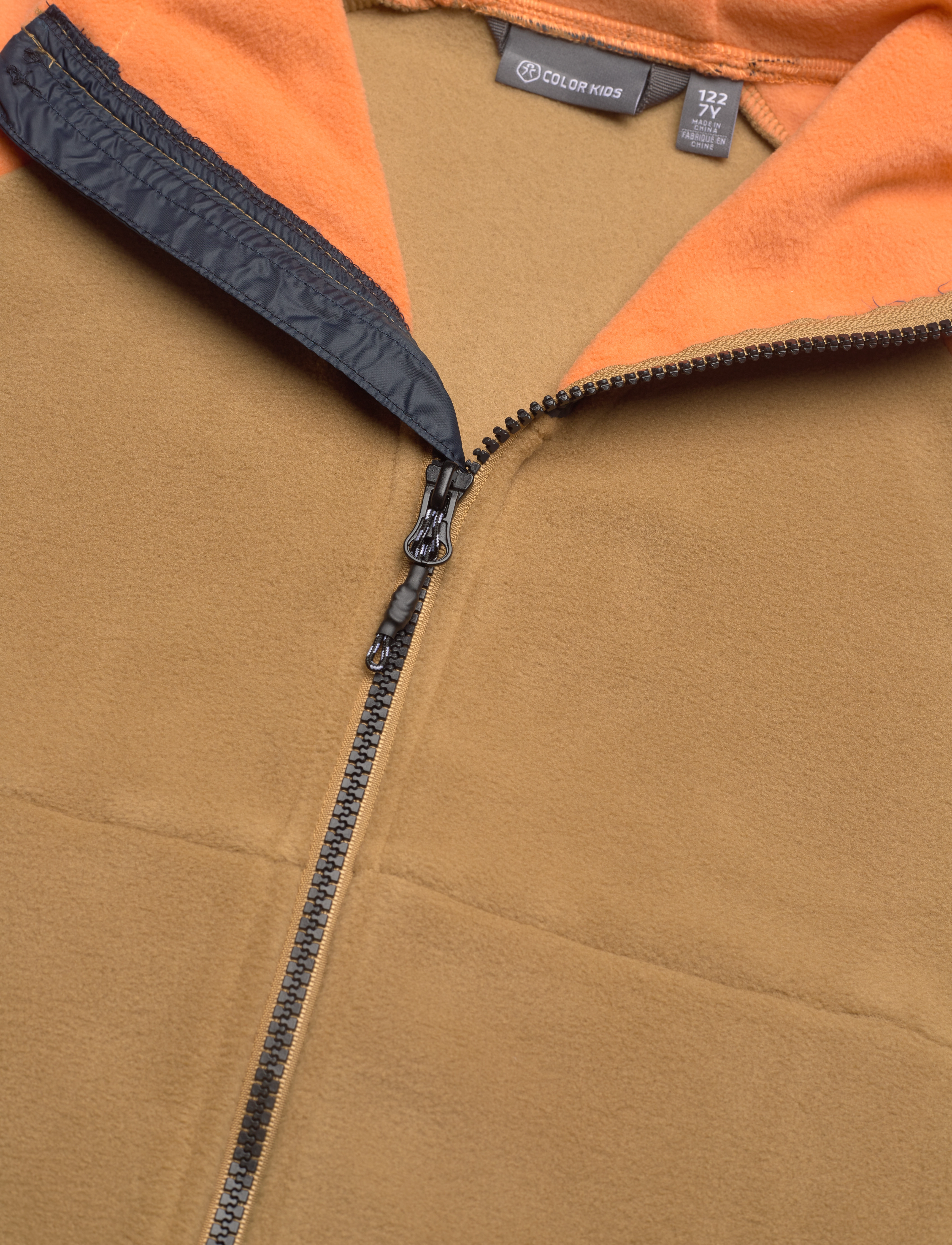 Color Kids - Fleece Color Jacket - W. Hood - fennel seed - 2