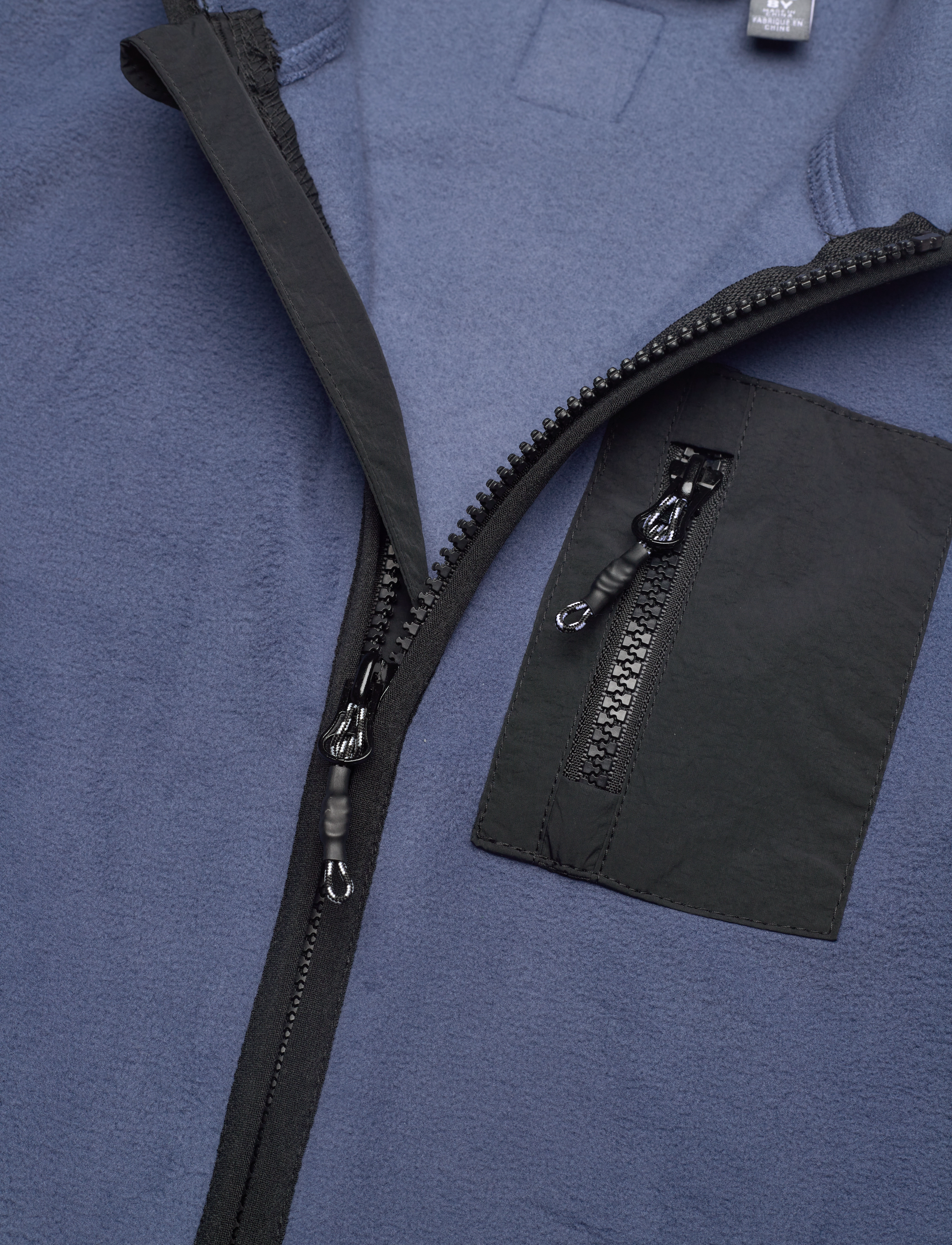 Color Kids - Fleece Waistcoat - vintage indigo - 2