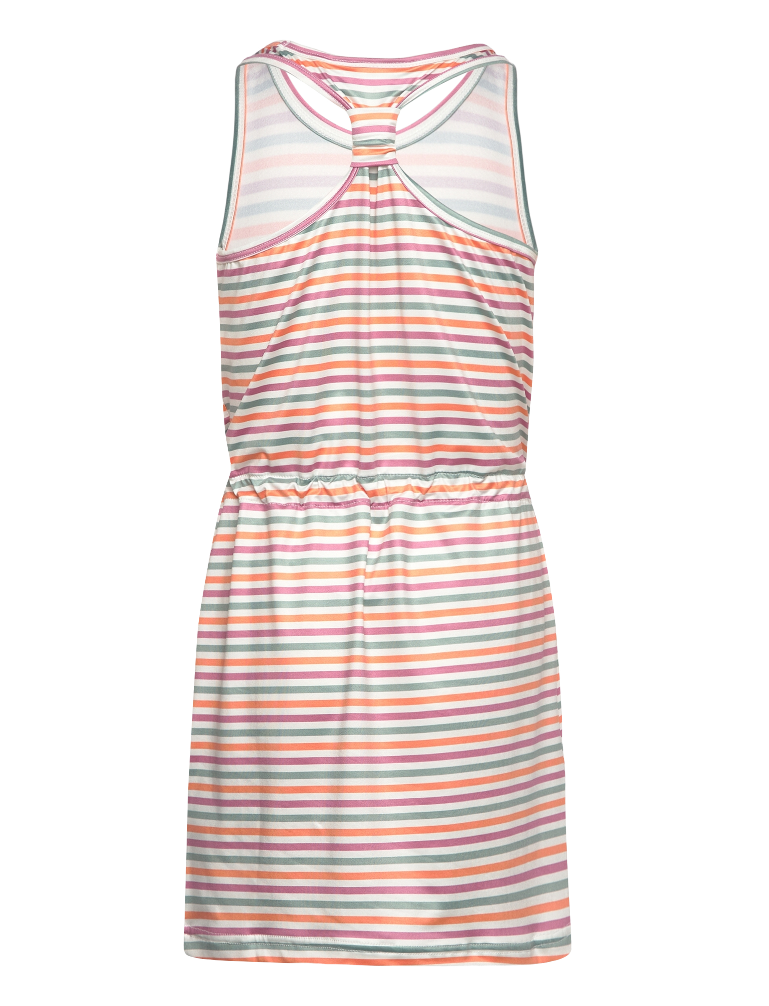 Color Kids - Dress W. Print - AOP - tangerine - 1