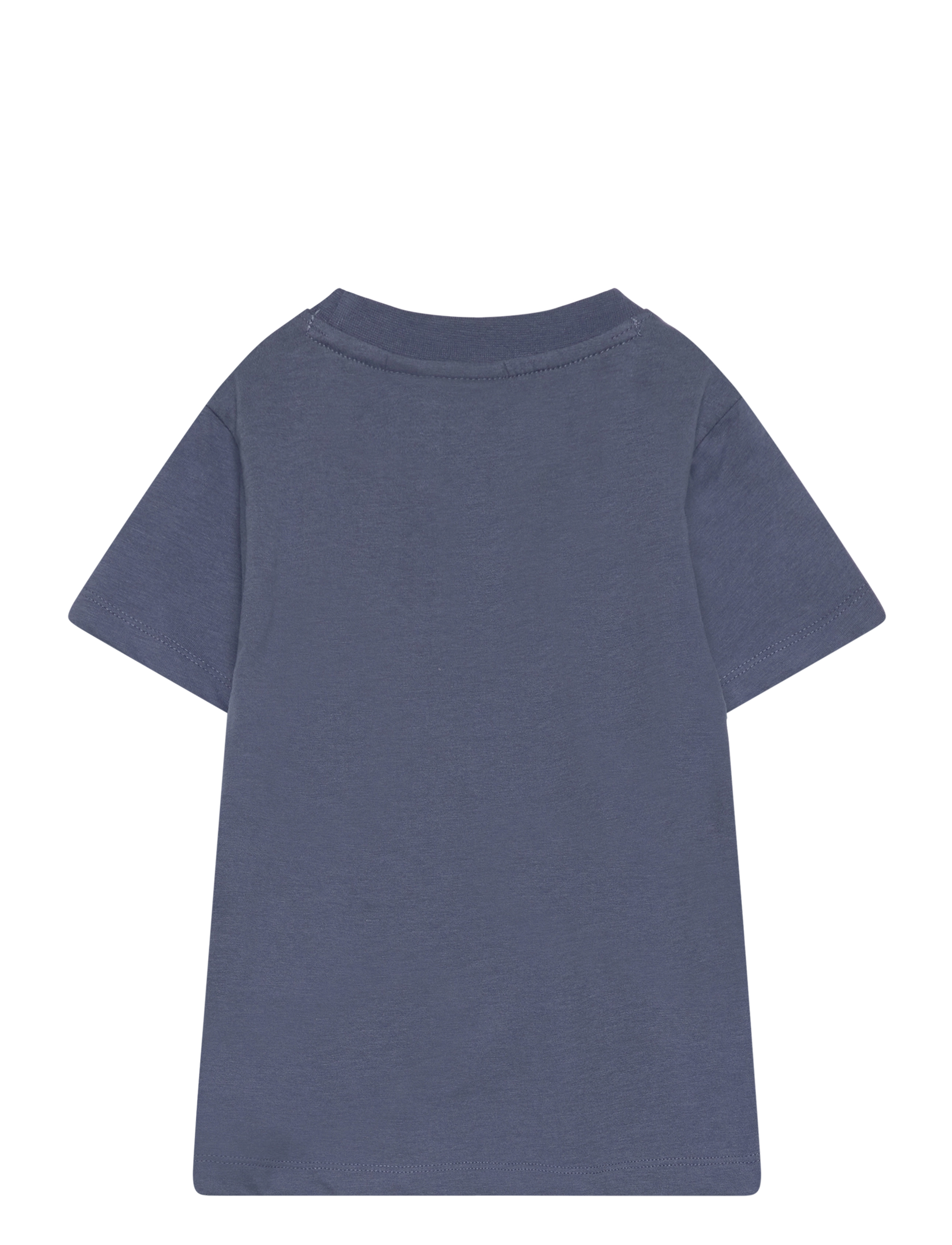 Color Kids - T-shirt W. Print - S/S, Cotton - vintage indigo - 1