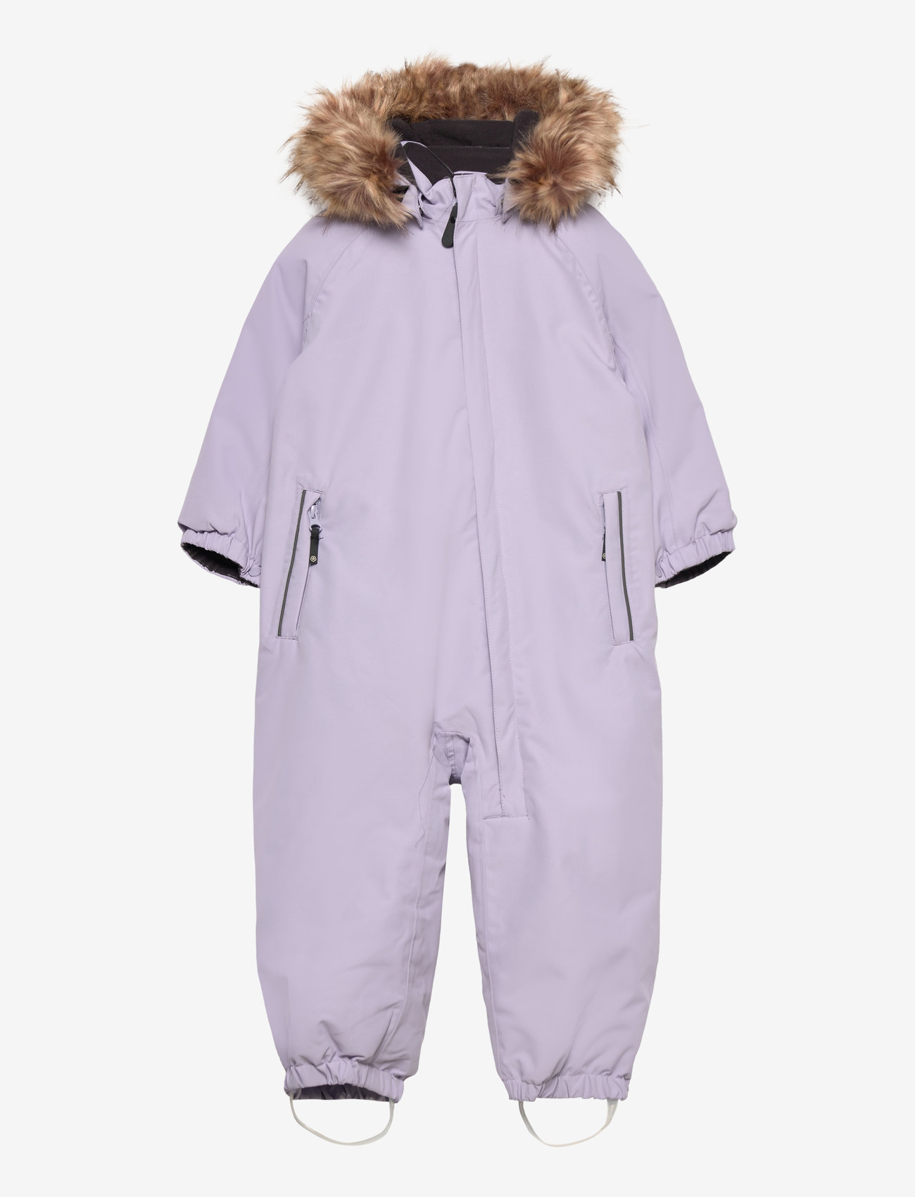 Color Kids - Coverall W. Fake Fur - shop efter alder - languid lavender - 0