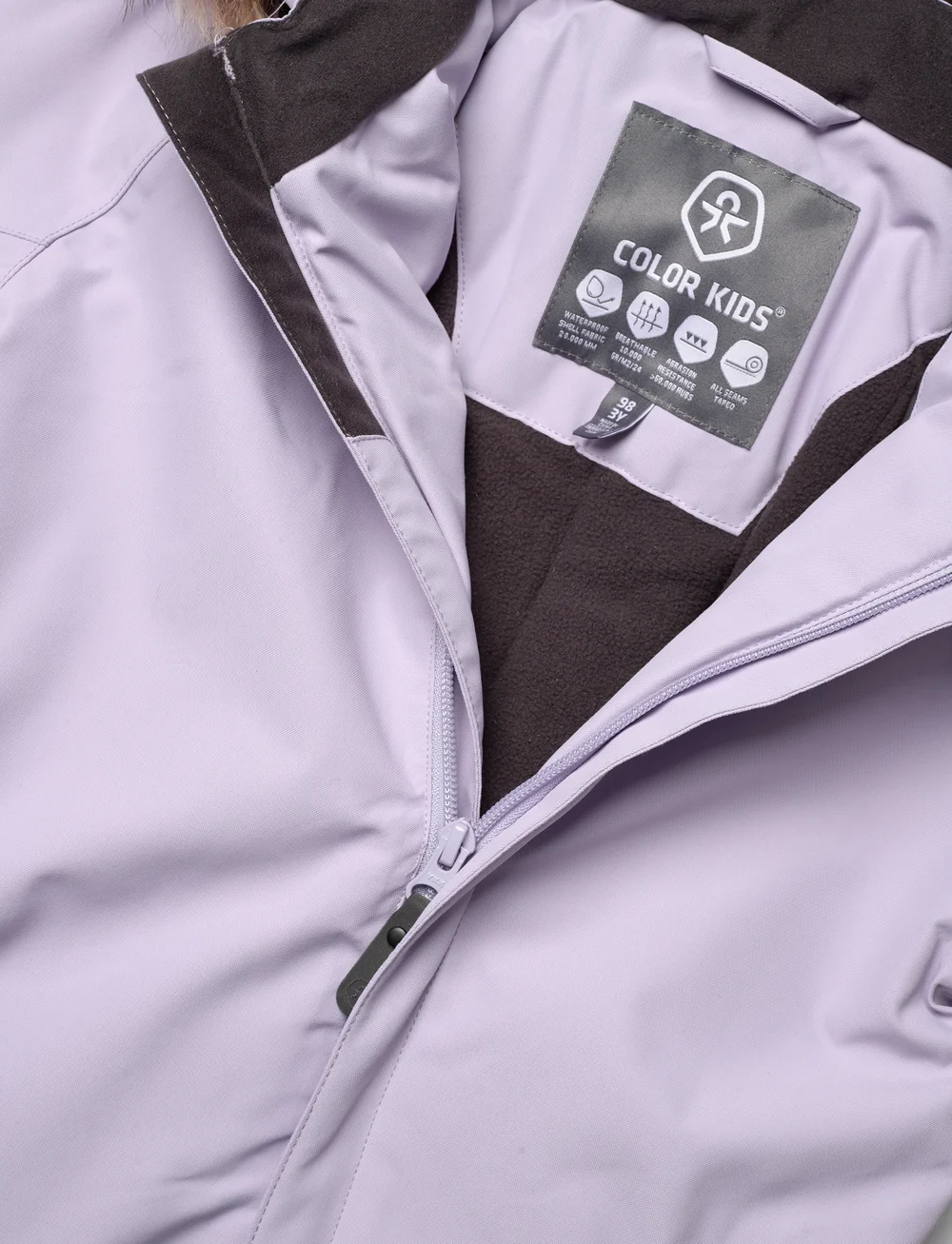 Color Kids - Coverall W. Fake Fur - Õueriided - languid lavender - 2