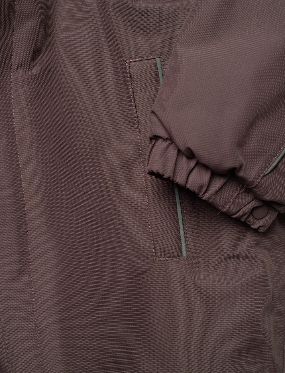 Color Kids - Coverall W. Fake Fur - snowsuit - raisin - 4