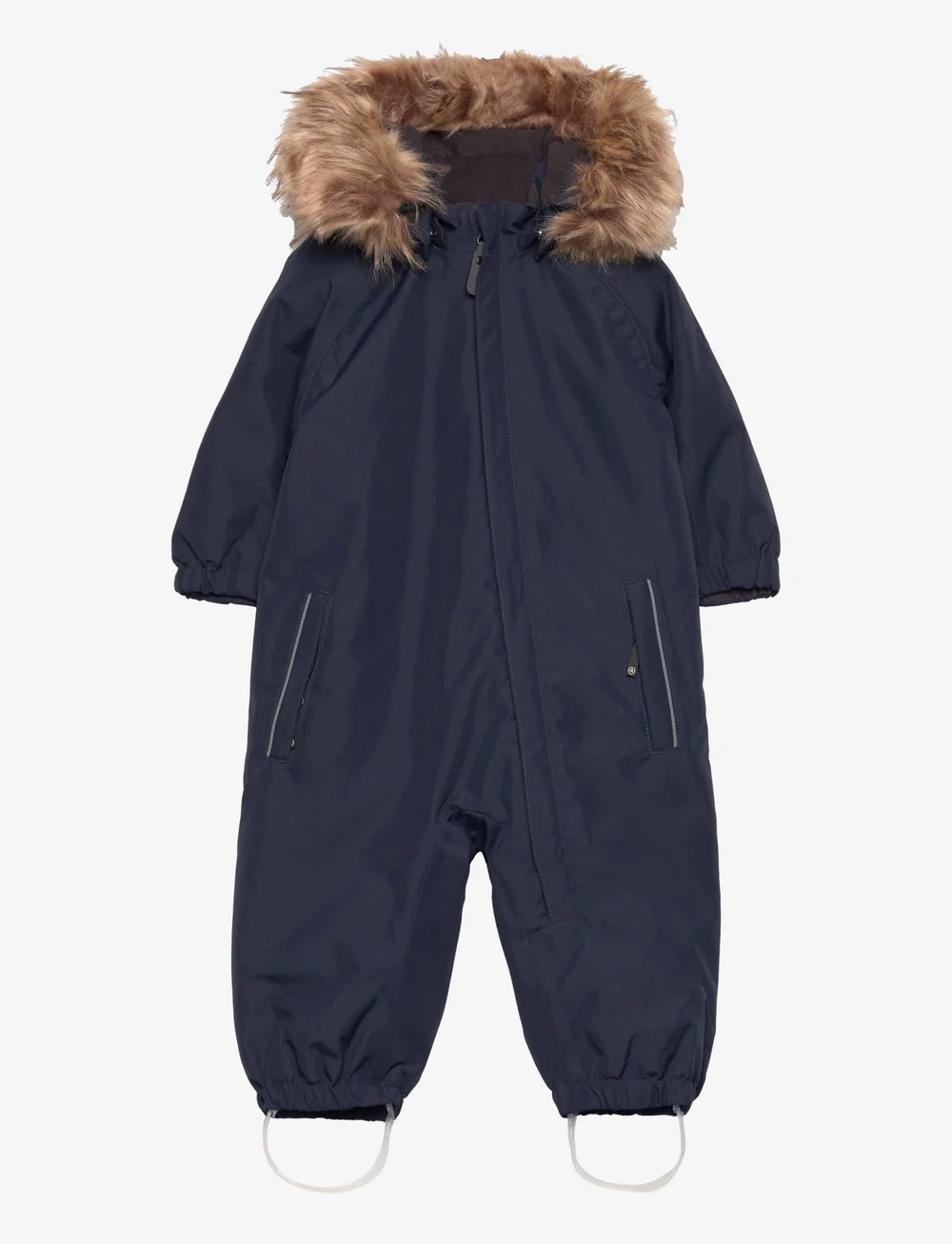 Color Kids - Coverall W. Fake Fur - overaller - total eclipse - 0