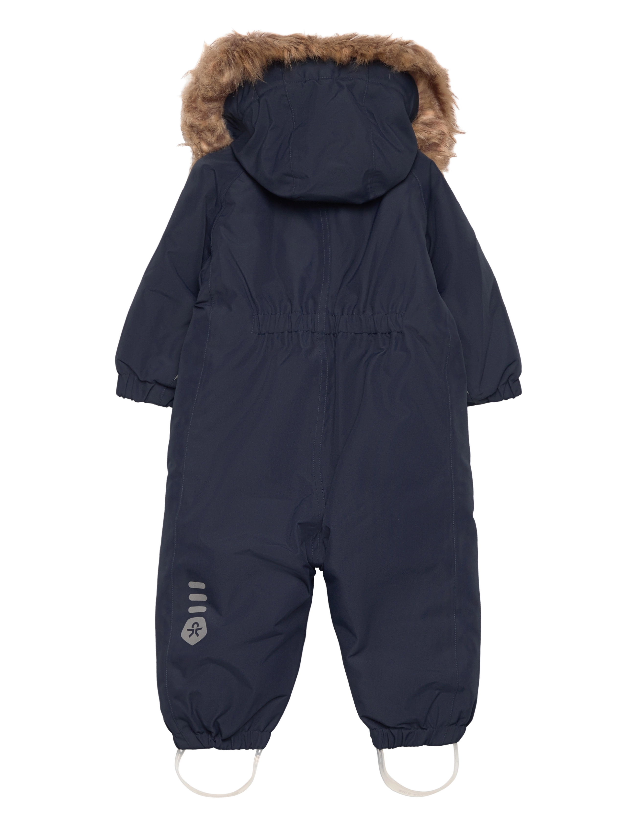 Color Kids - Coverall W. Fake Fur - vinteroveraller - total eclipse - 1