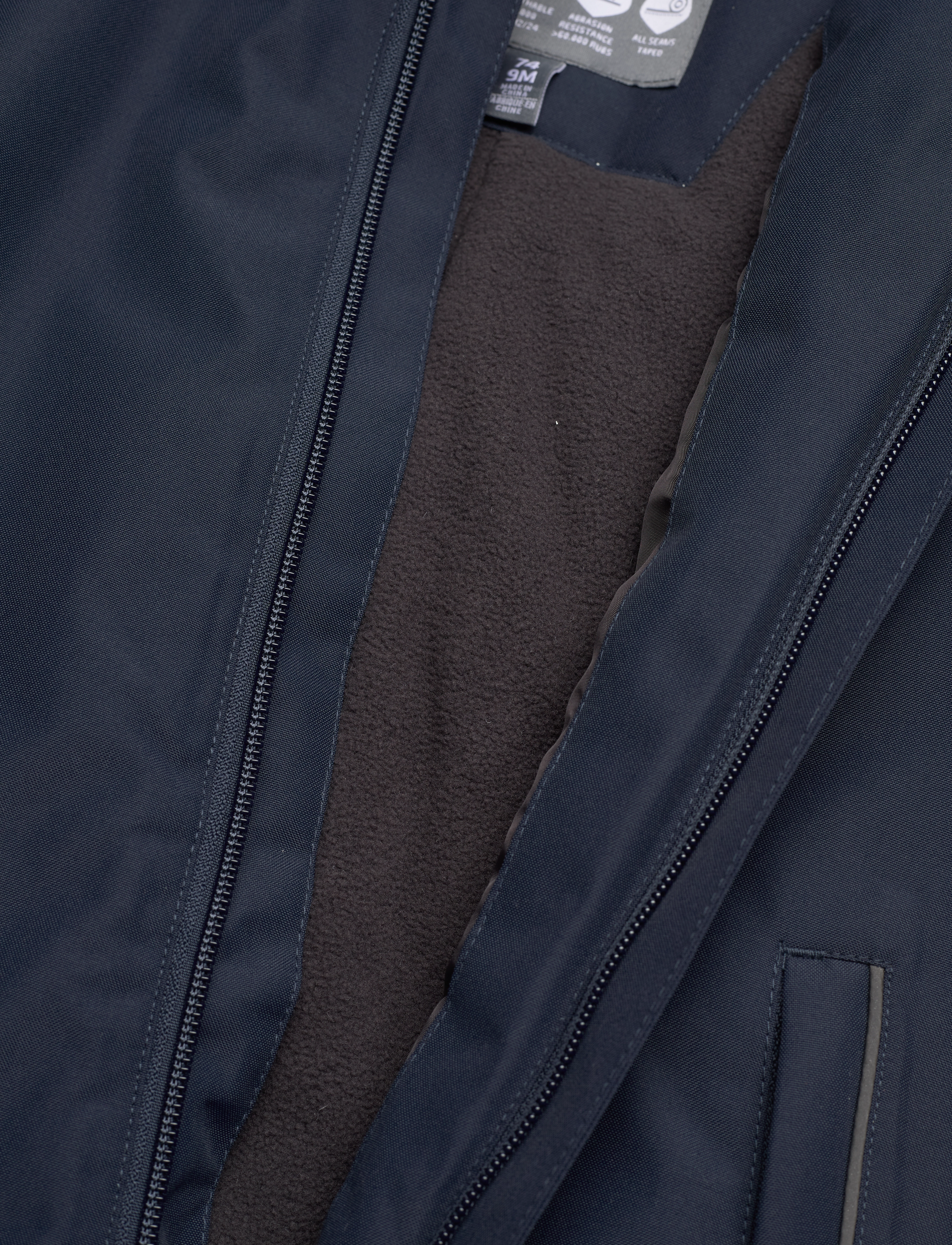 Color Kids - Coverall W. Fake Fur - vinteroveraller - total eclipse - 4
