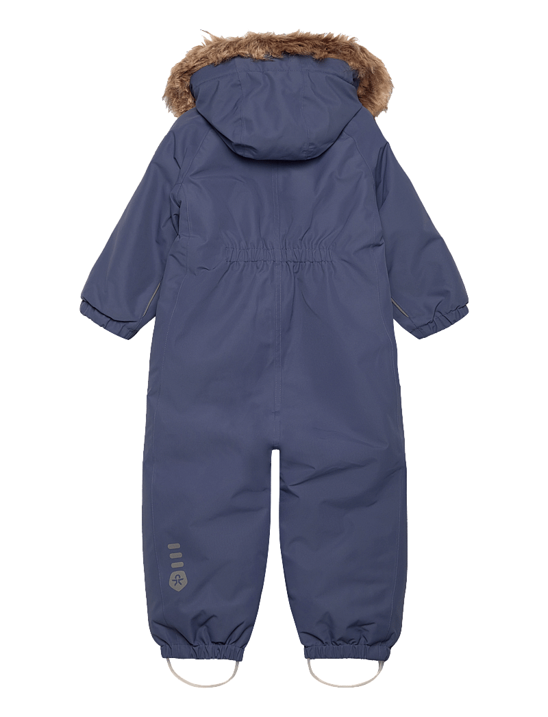 Color Kids - Coverall W. Fake Fur - vinteroveraller - vintage indigo - 1