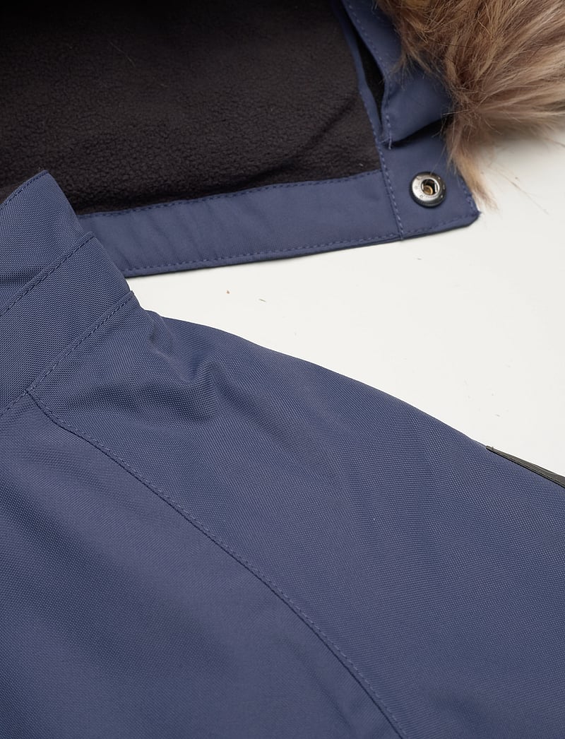 Color Kids - Coverall W. Fake Fur - vinteroveraller - vintage indigo - 3