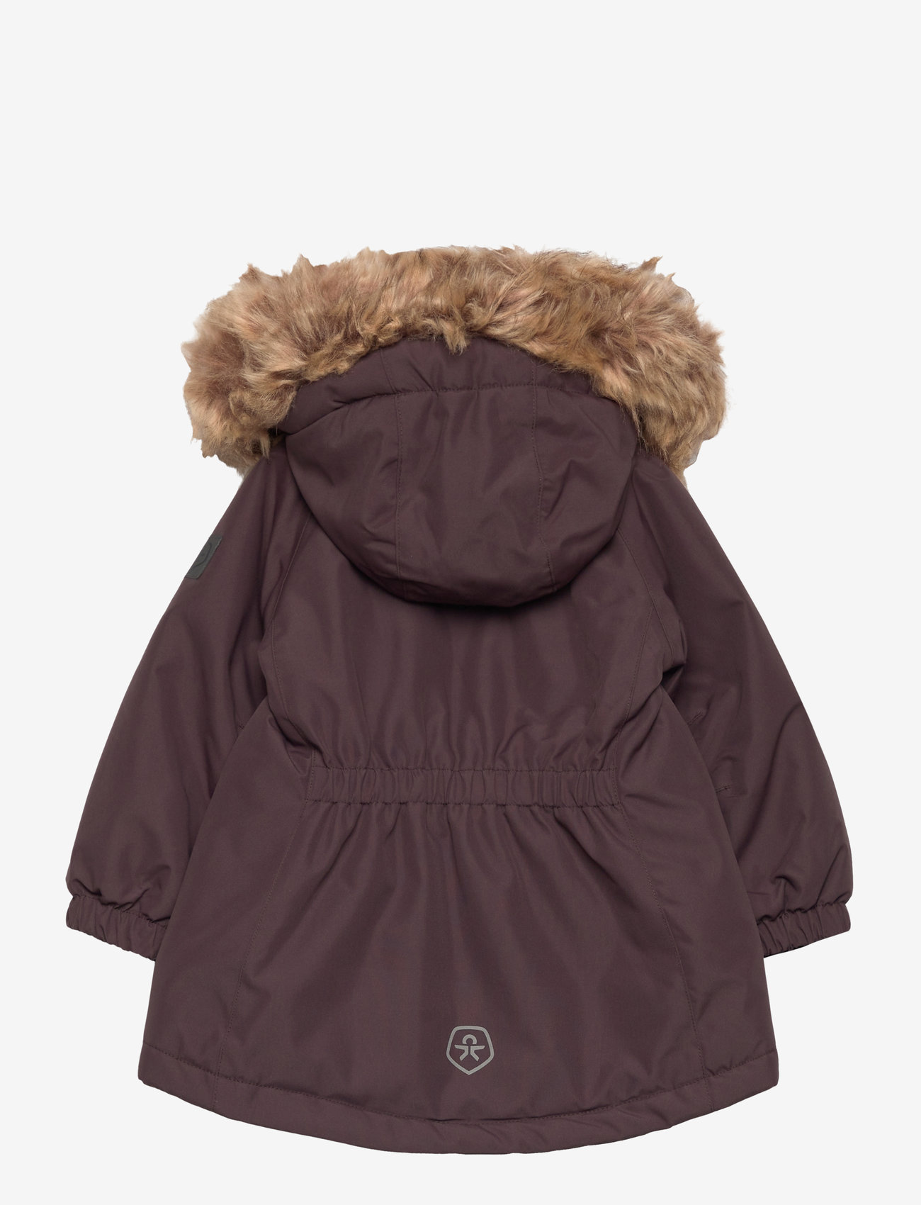 Color Kids - Parka W. Fake Fur - isolerede jakker - raisin - 1