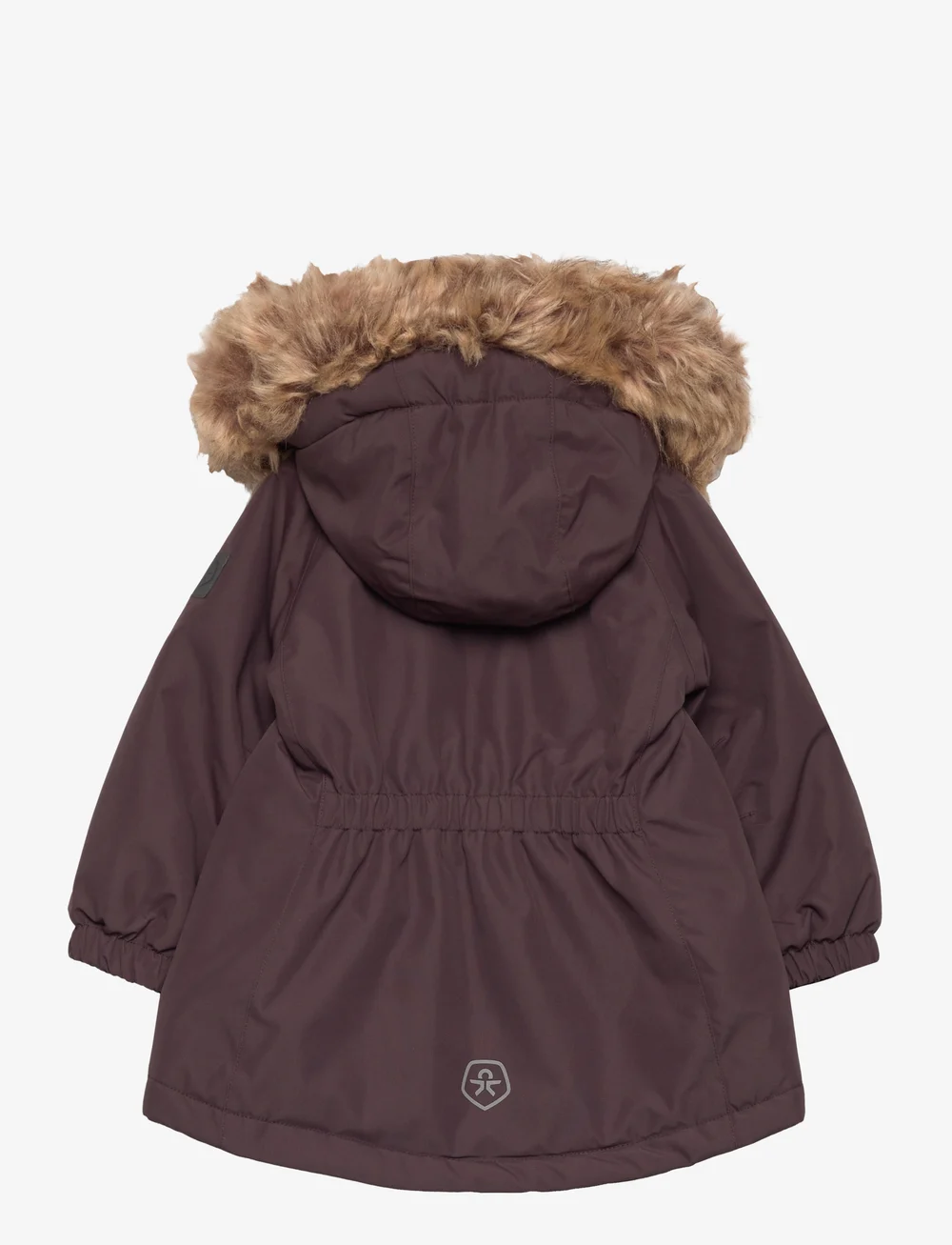 Color Kids - Parka W. Fake Fur - insulated jackets - raisin - 1