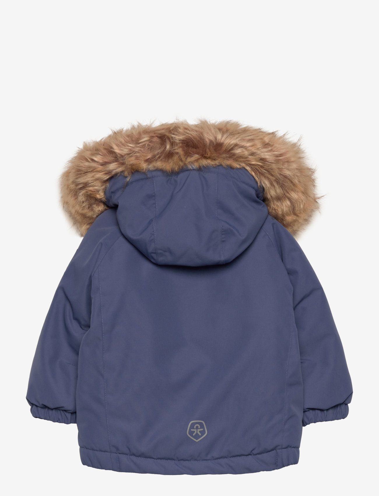 Color Kids - Parka W. Fake Fur - isolerede jakker - vintage indigo - 1