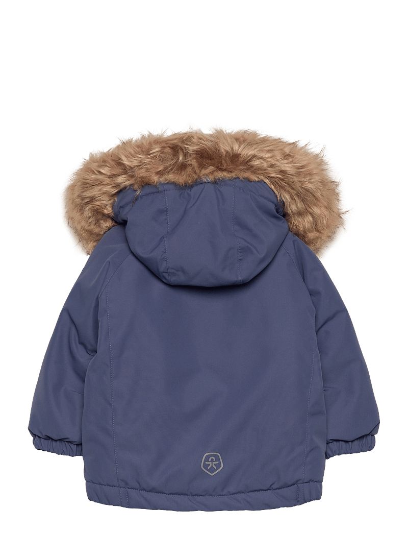 Color Kids - Parka W. Fake Fur - jakas ar siltu oderi - vintage indigo - 1