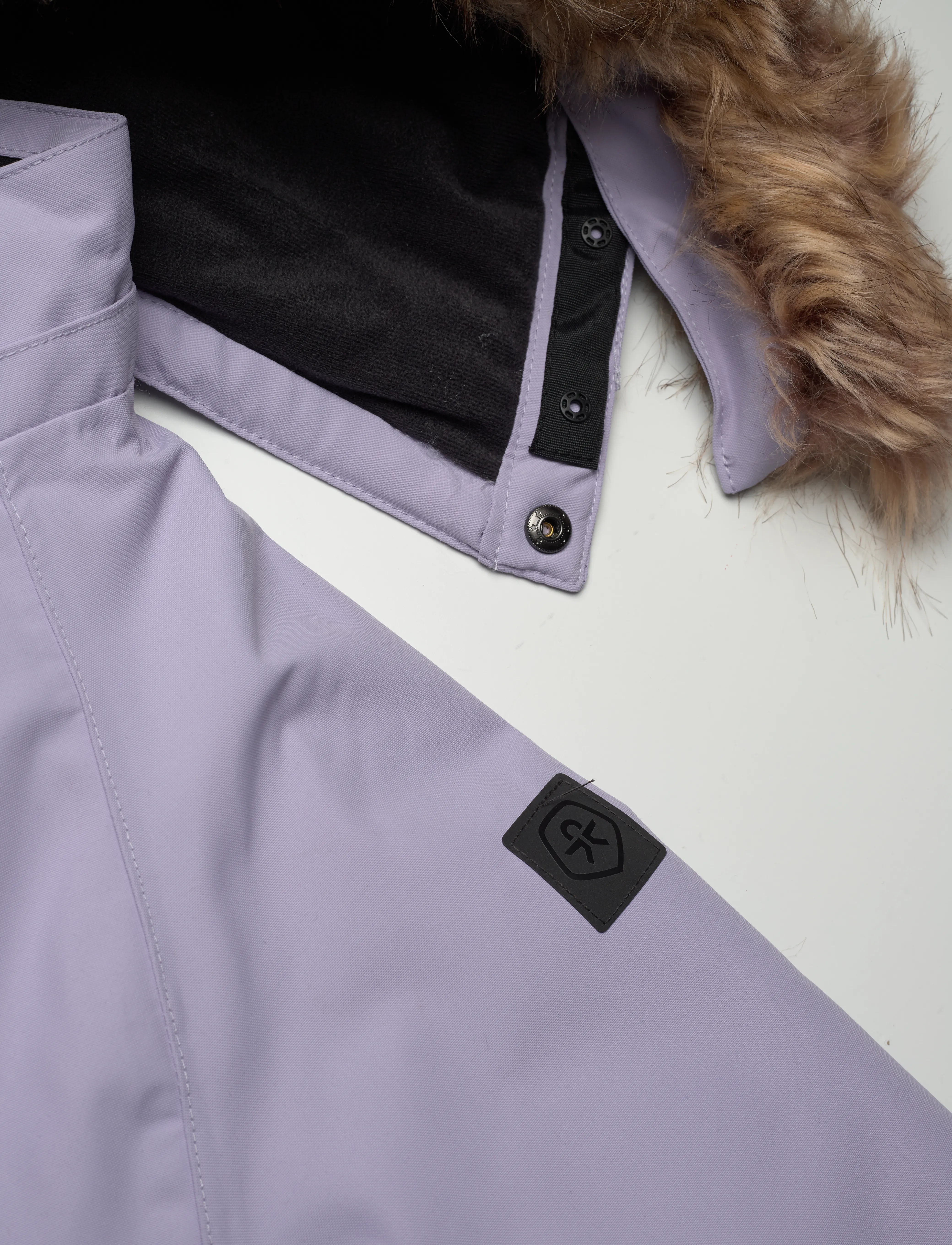 Color Kids - Coverall  W. Fake Fur - languid lavender - 3