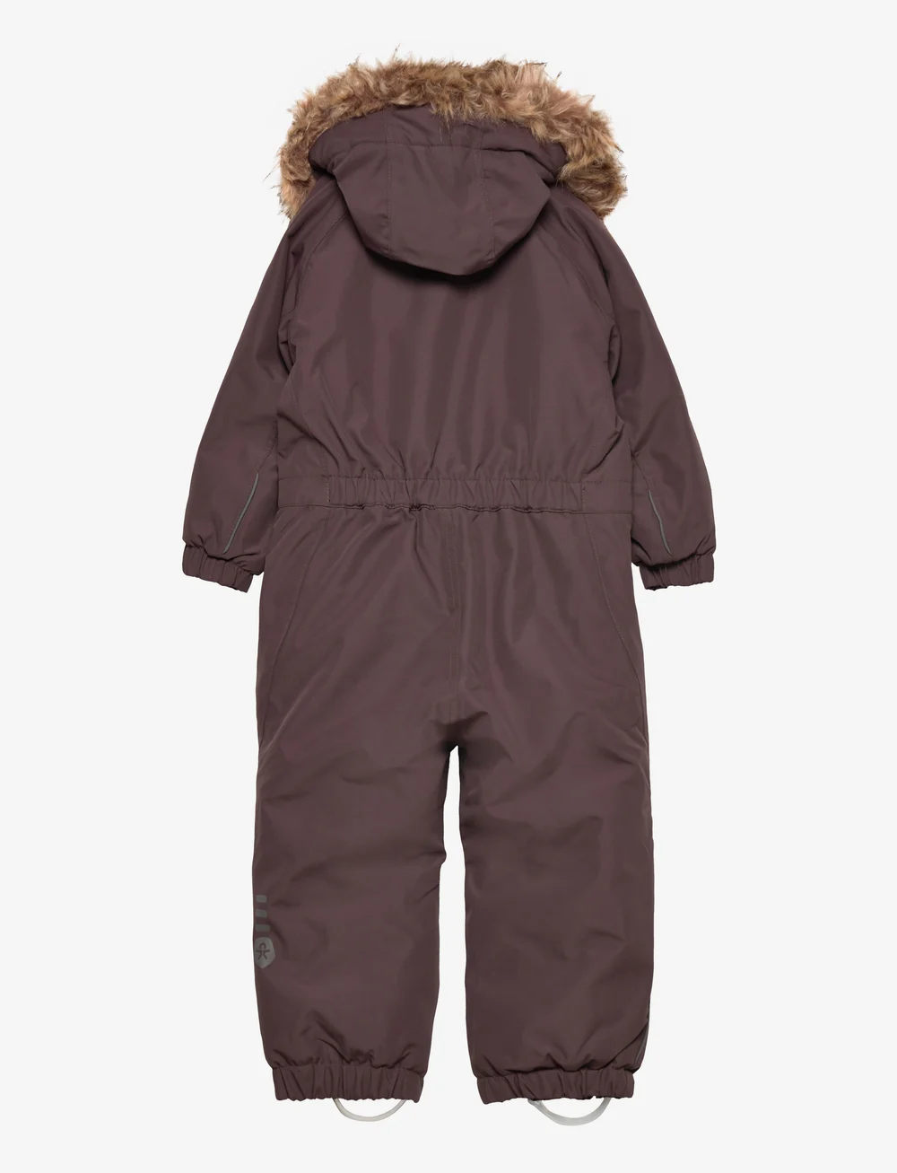 Color Kids - Coverall W. Fake Fur - Õueriided - raisin - 1