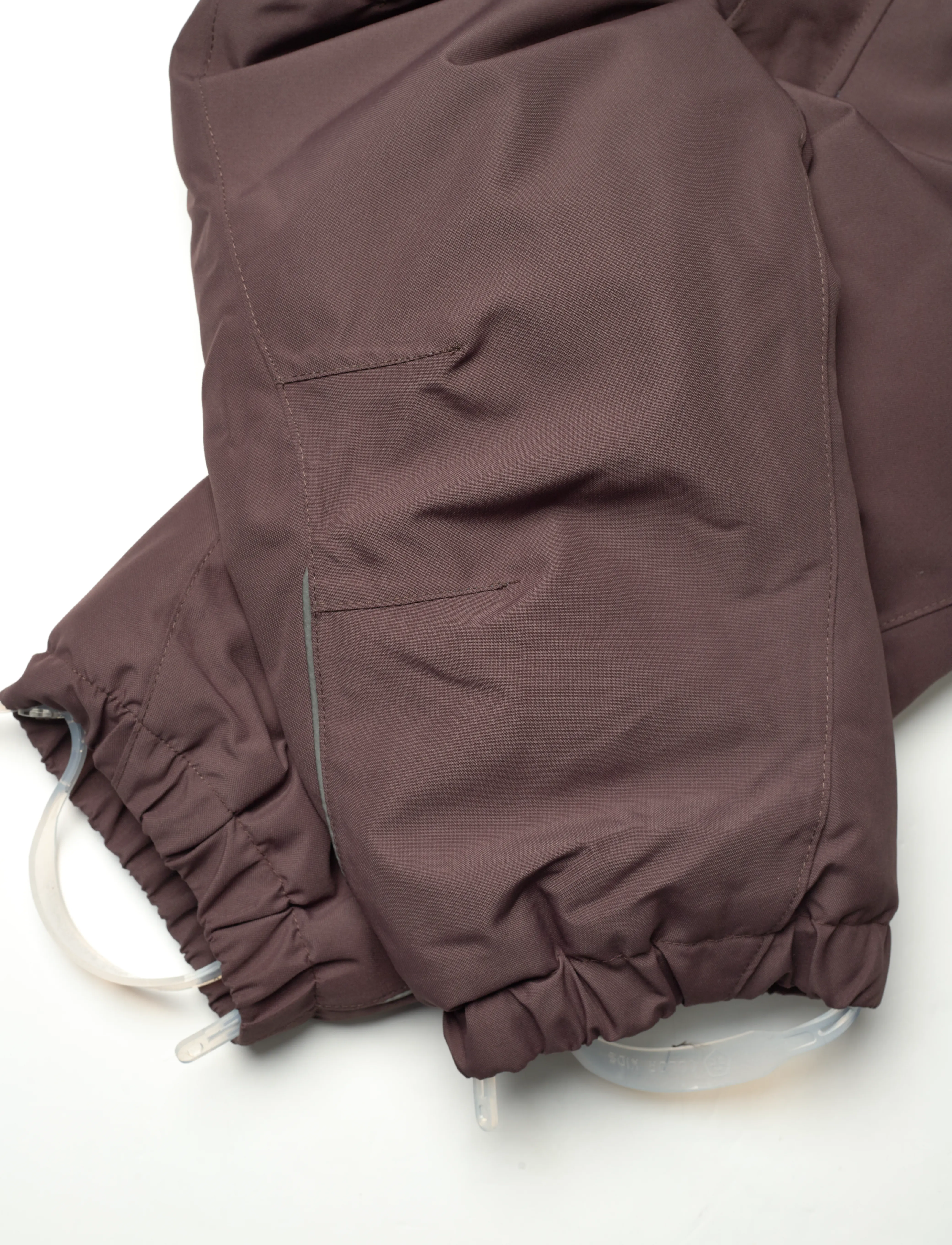 Color Kids - Coverall  W. Fake Fur - raisin - 5