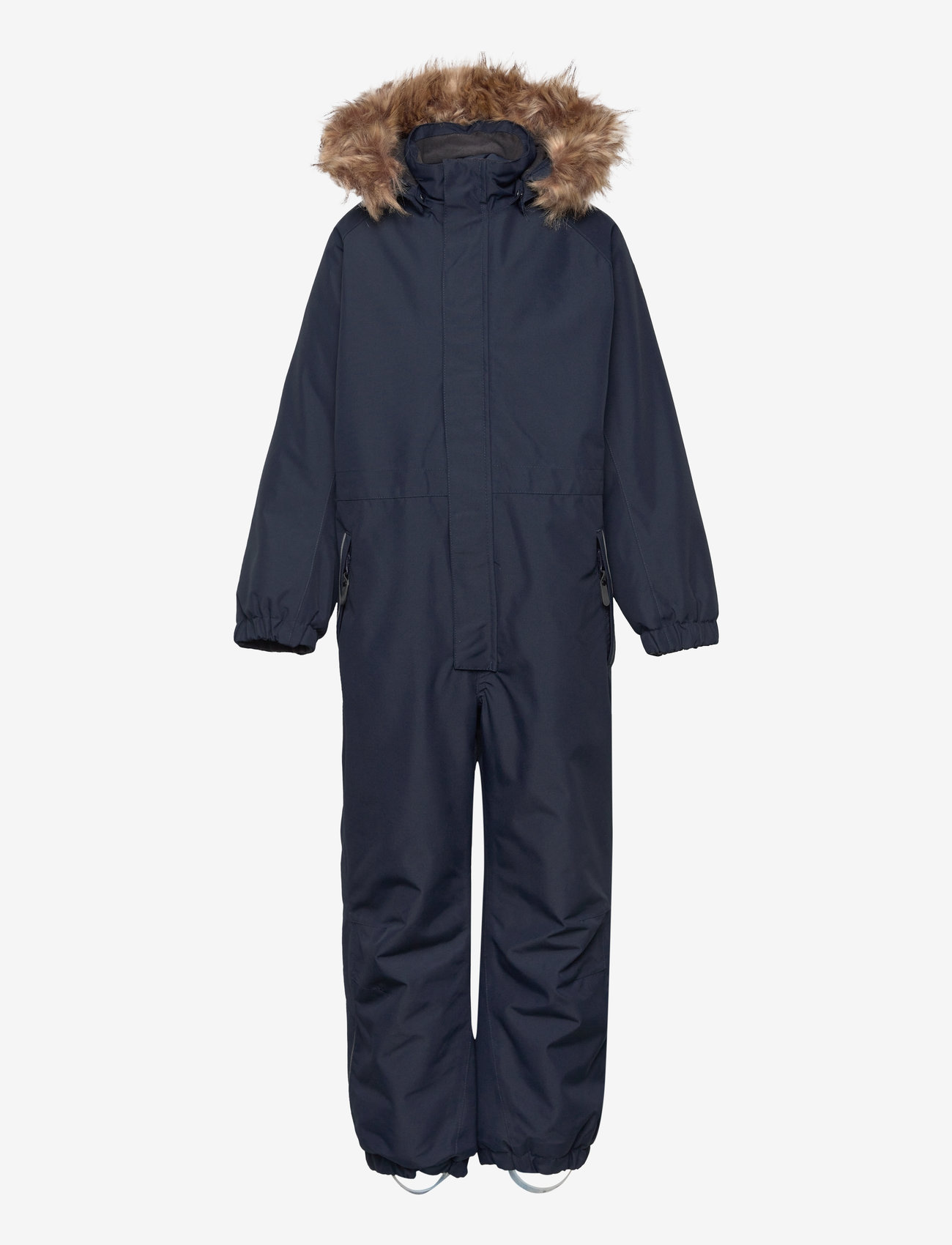 Color Kids - Coverall  W. Fake Fur - snowsuit - total eclipse - 0