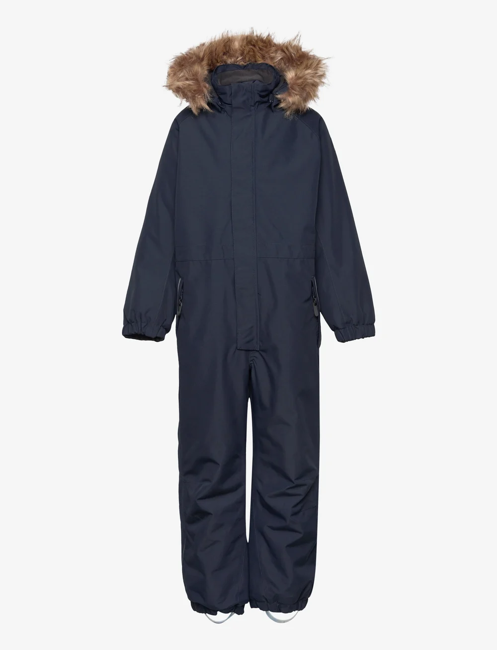 Color Kids - Coverall  W. Fake Fur - vinteroveraller - total eclipse - 0