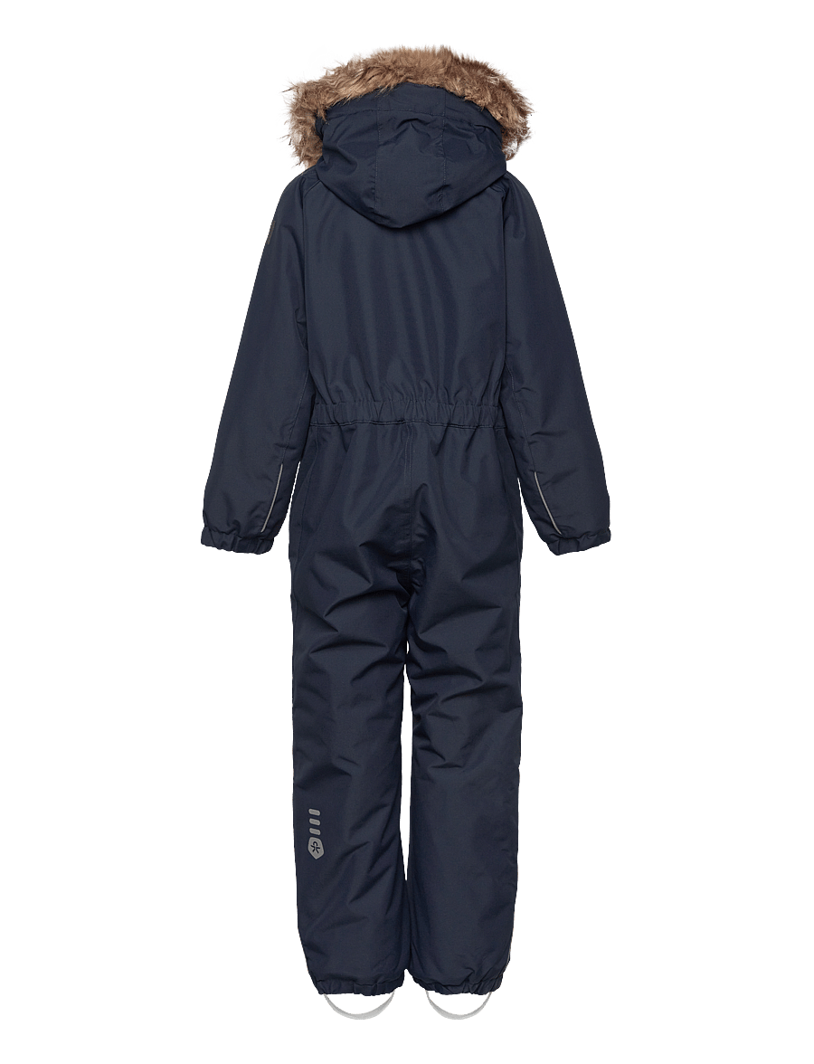 Color Kids - Coverall W. Fake Fur - total eclipse - 1