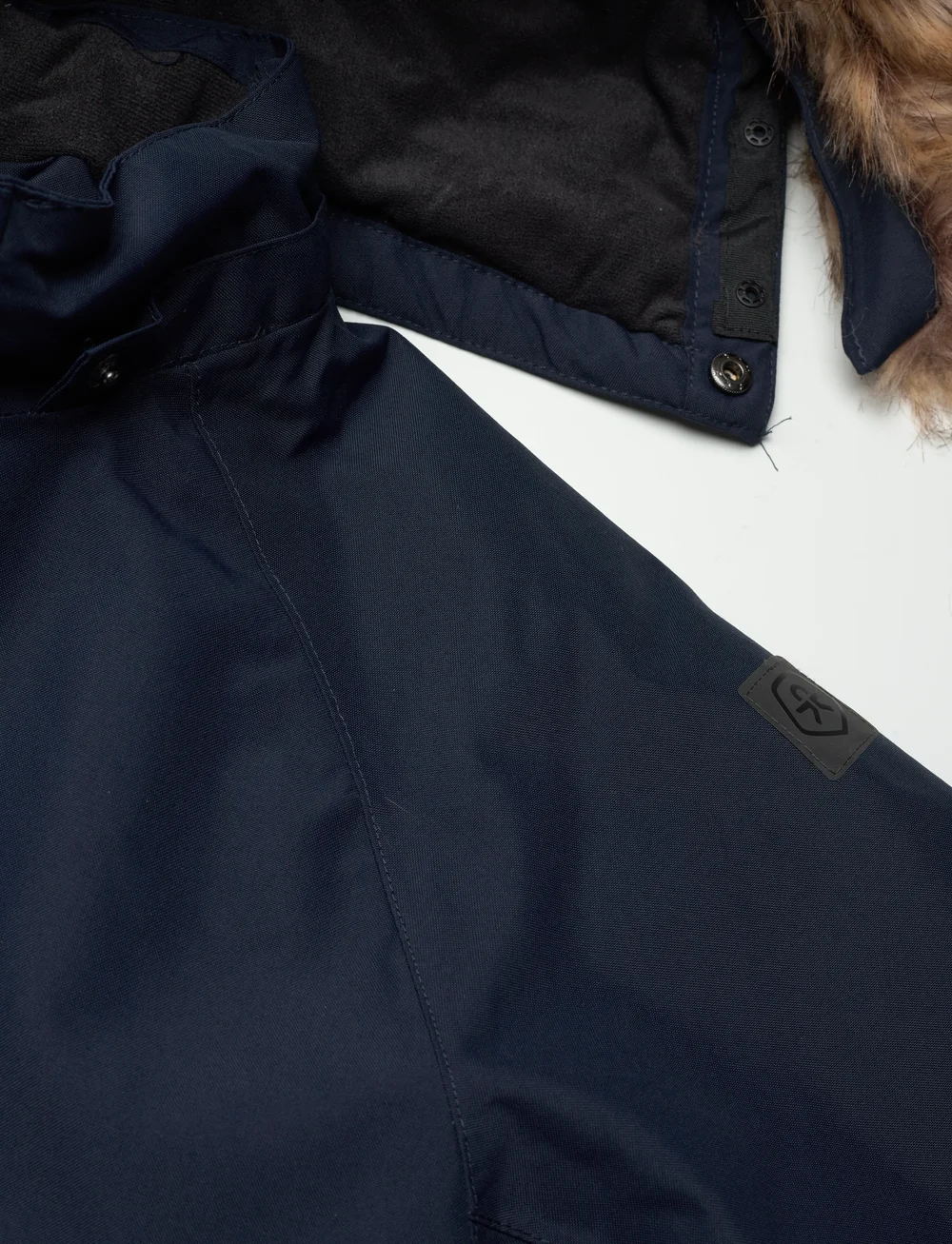 Color Kids - Coverall  W. Fake Fur - vinteroveraller - total eclipse - 3