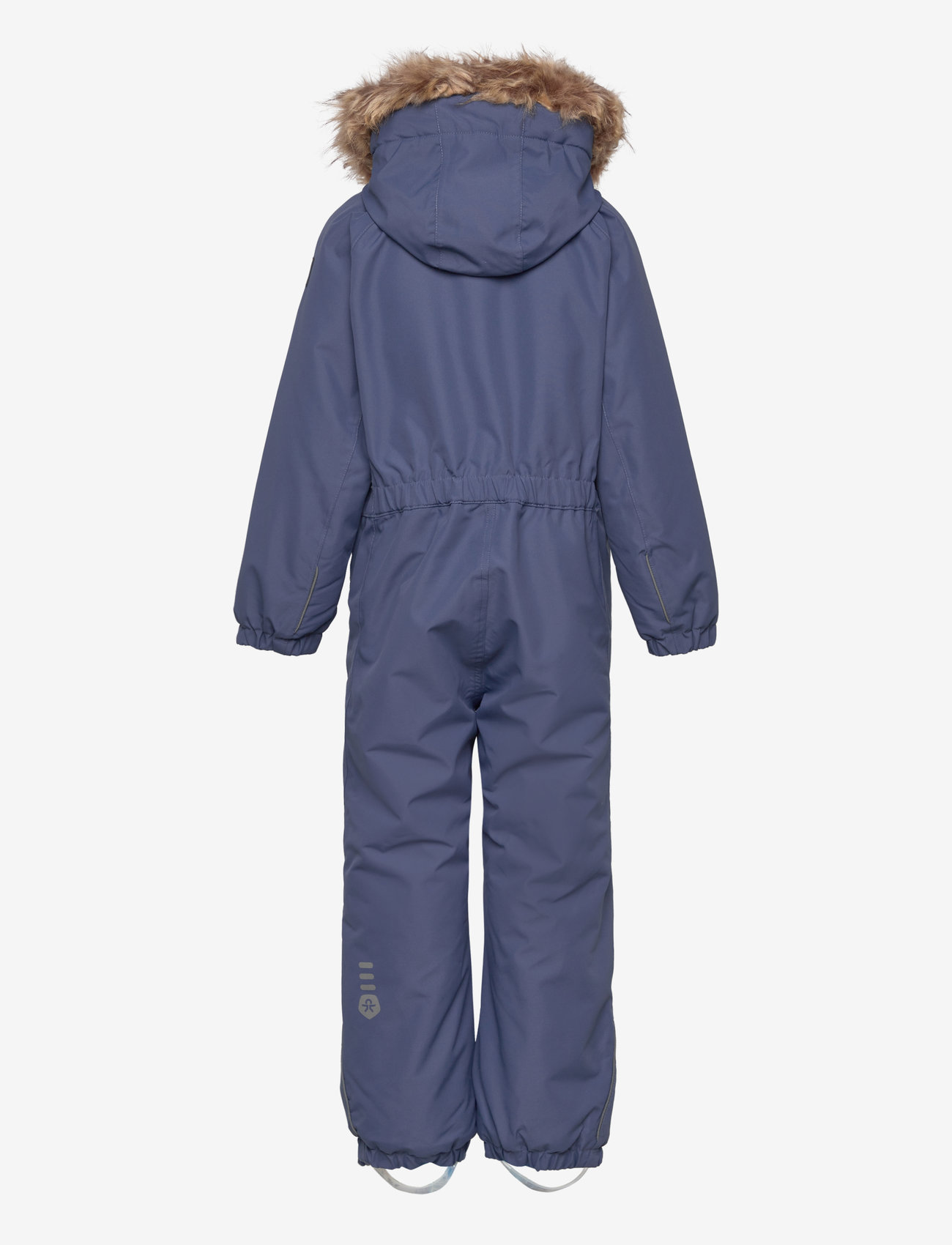 Color Kids - Coverall  W. Fake Fur - snowsuit - vintage indigo - 1