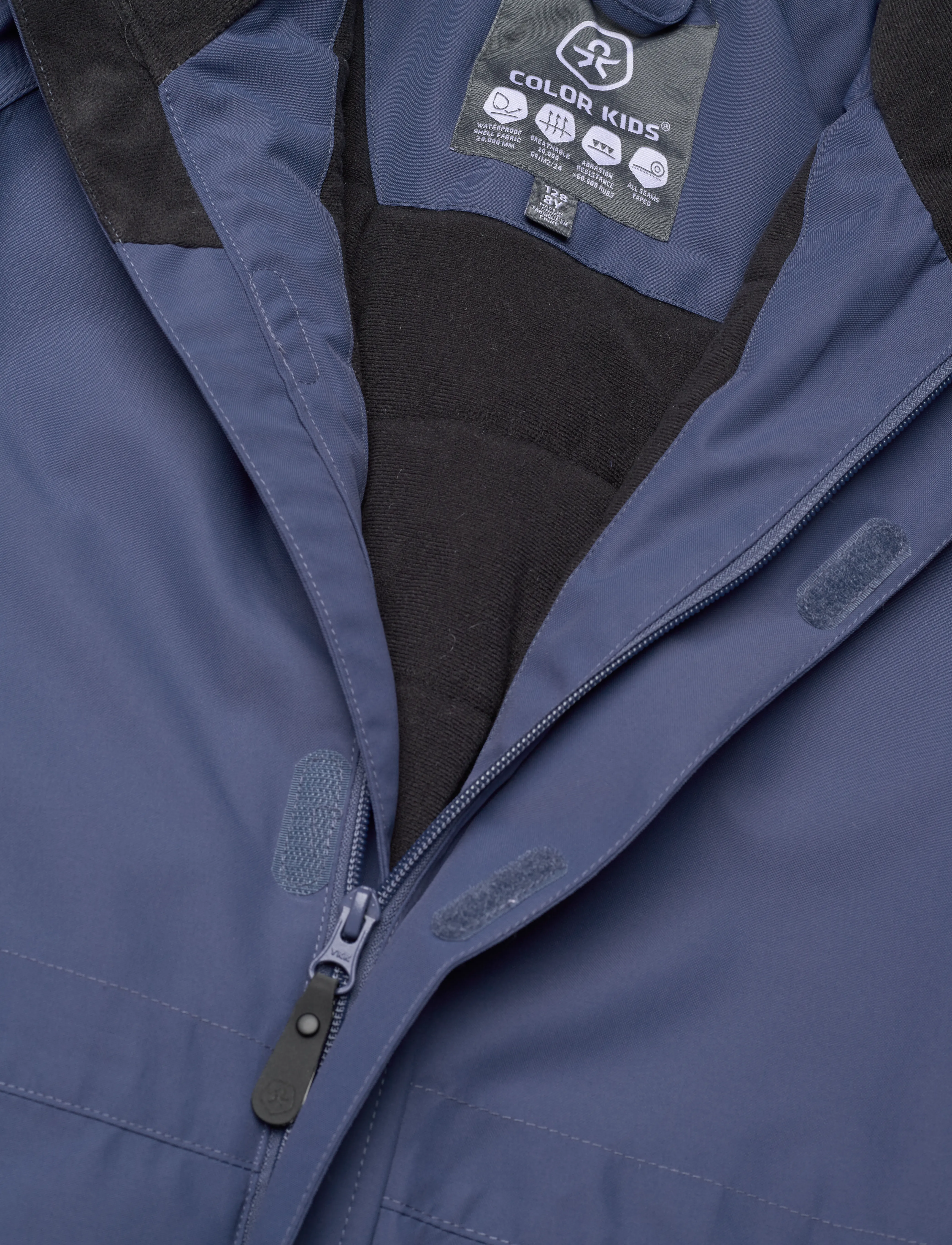 Color Kids - Coverall  W. Fake Fur - vintage indigo - 3