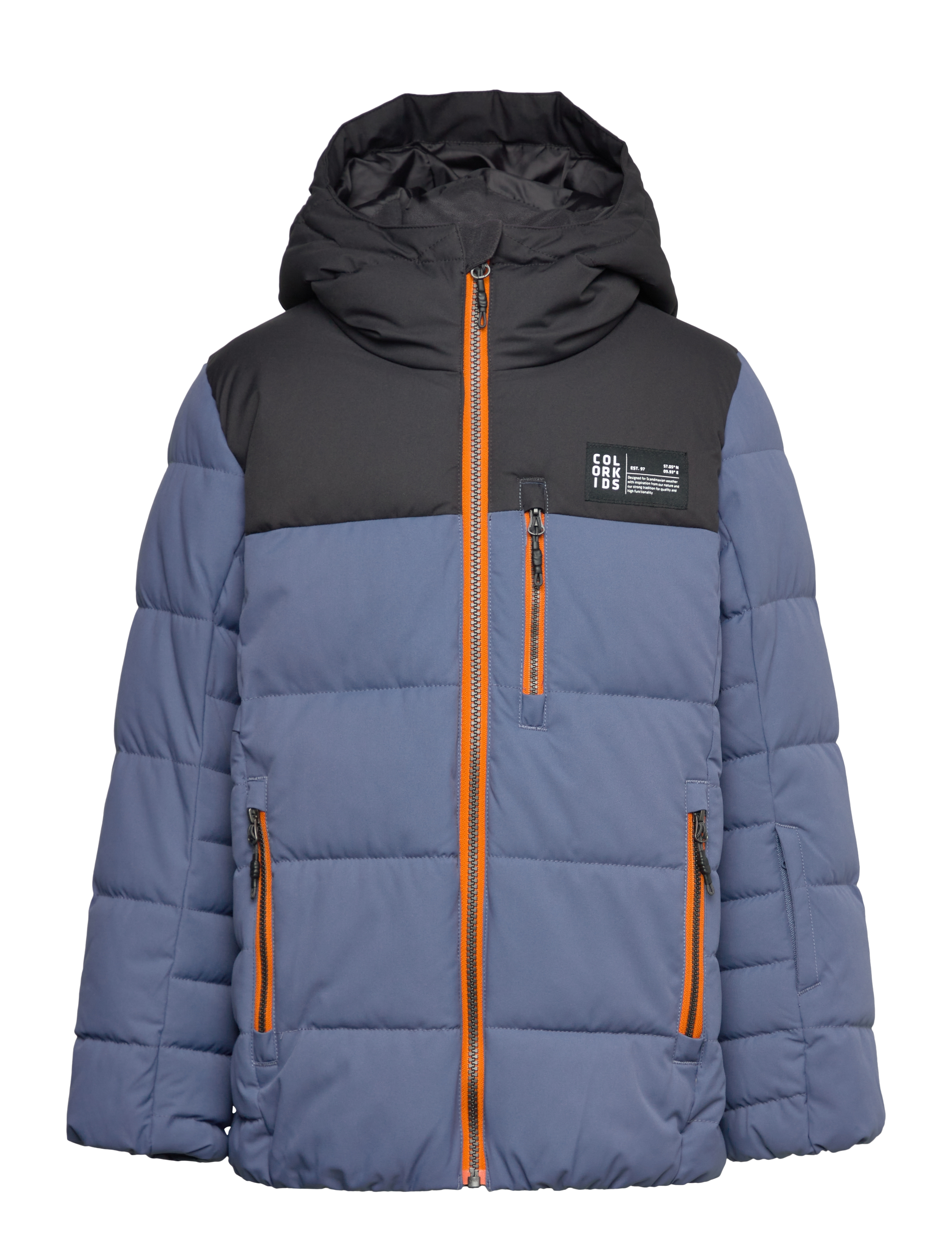 Color Kids - Jr. Ski Jacket - Quilt - vintage indigo - 0