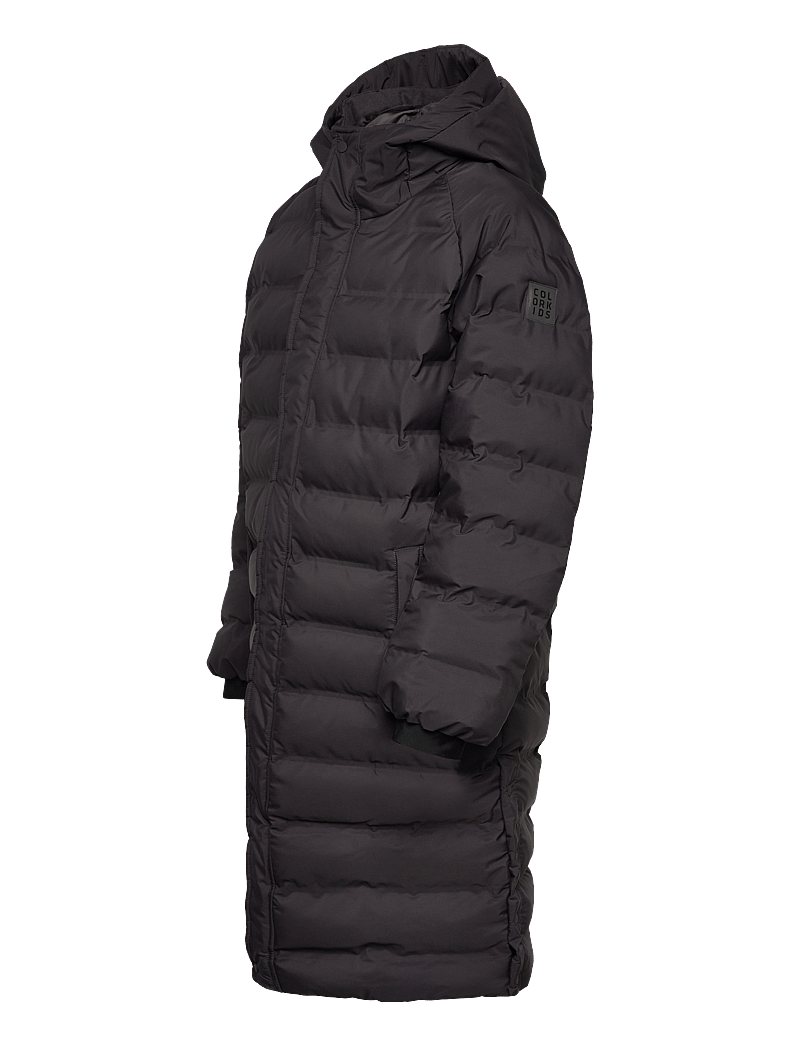 Color Kids - Jr. Jacket - Quilt - Long - dunjakker - phantom - 3