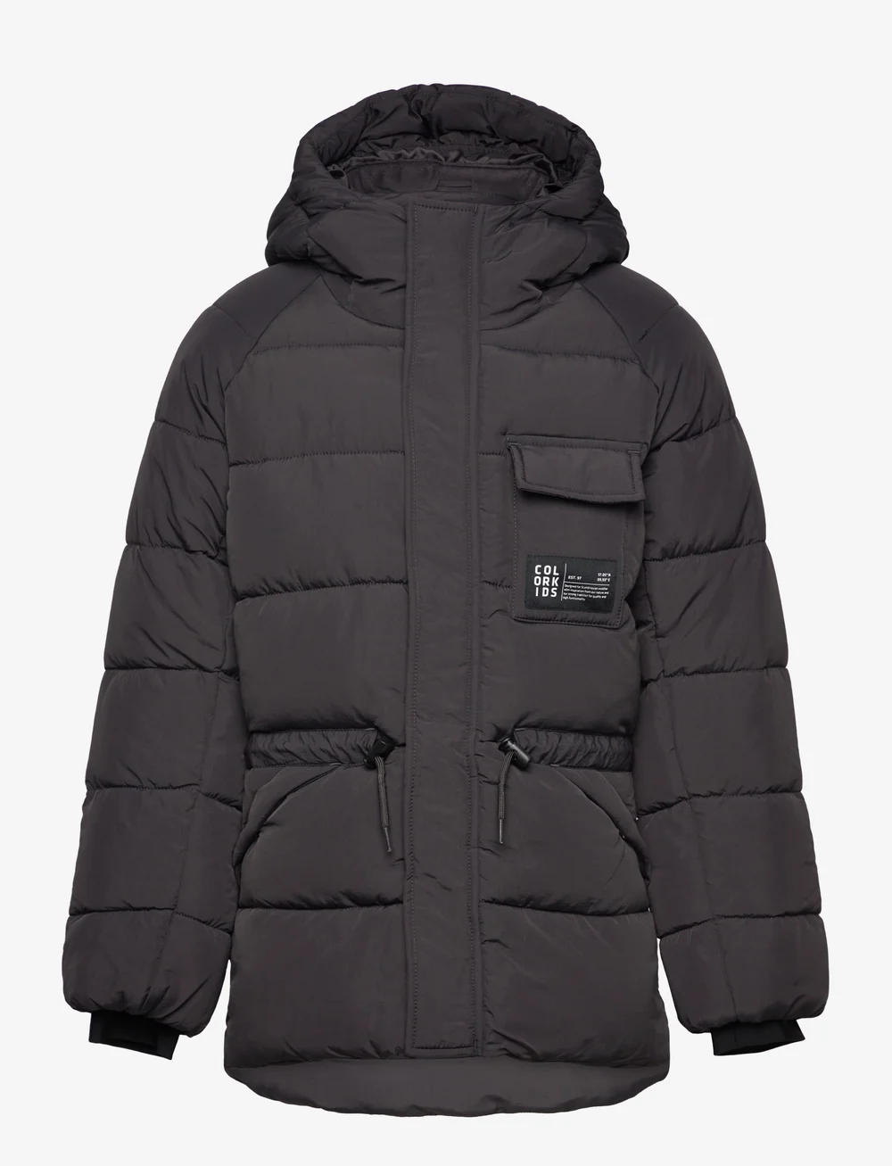 Color Kids - Girls Jr. Jacket - Quilt - Õueriided - phantom - 0