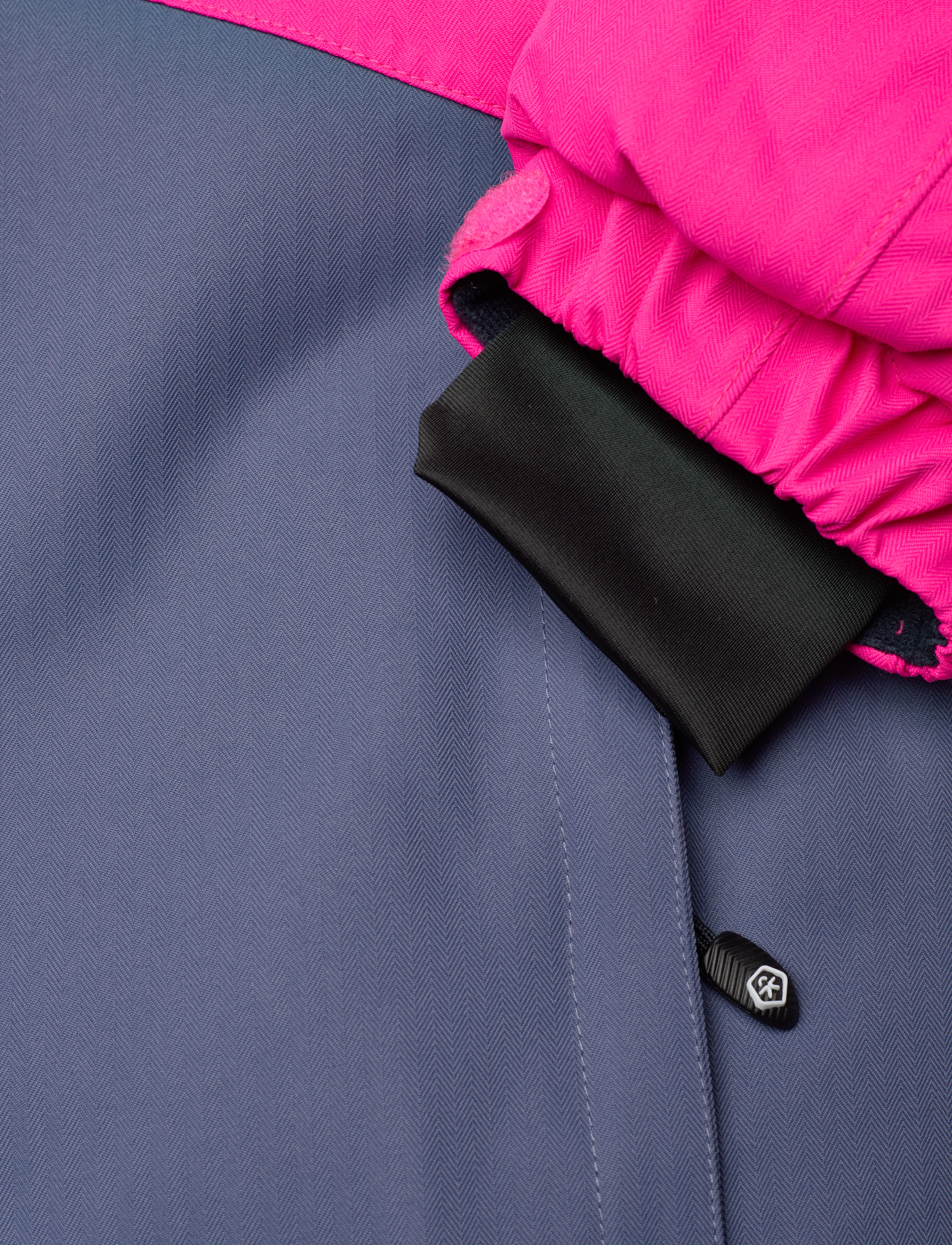 Color Kids - Ski Jacket - Colorblock - pink glo - 4