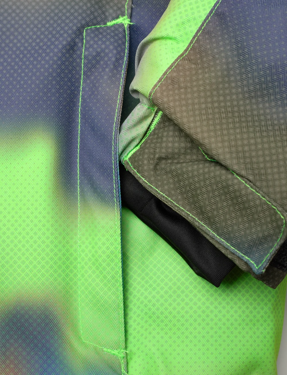 Color Kids - Ski Jacket - AOP - skidjackor - green gecko - 4