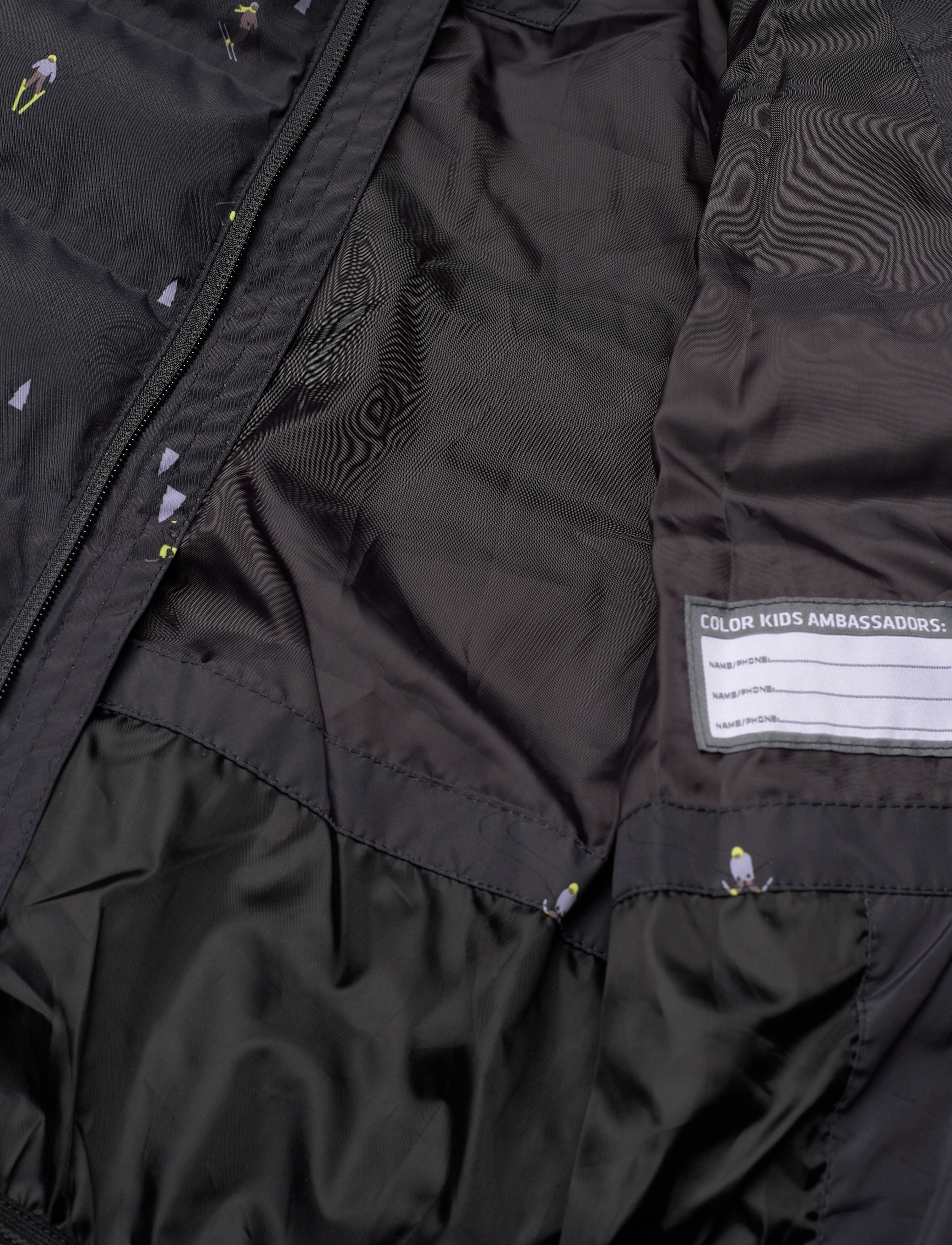 Color Kids - Ski Jacket  - Quilt -AOP - phantom - 5