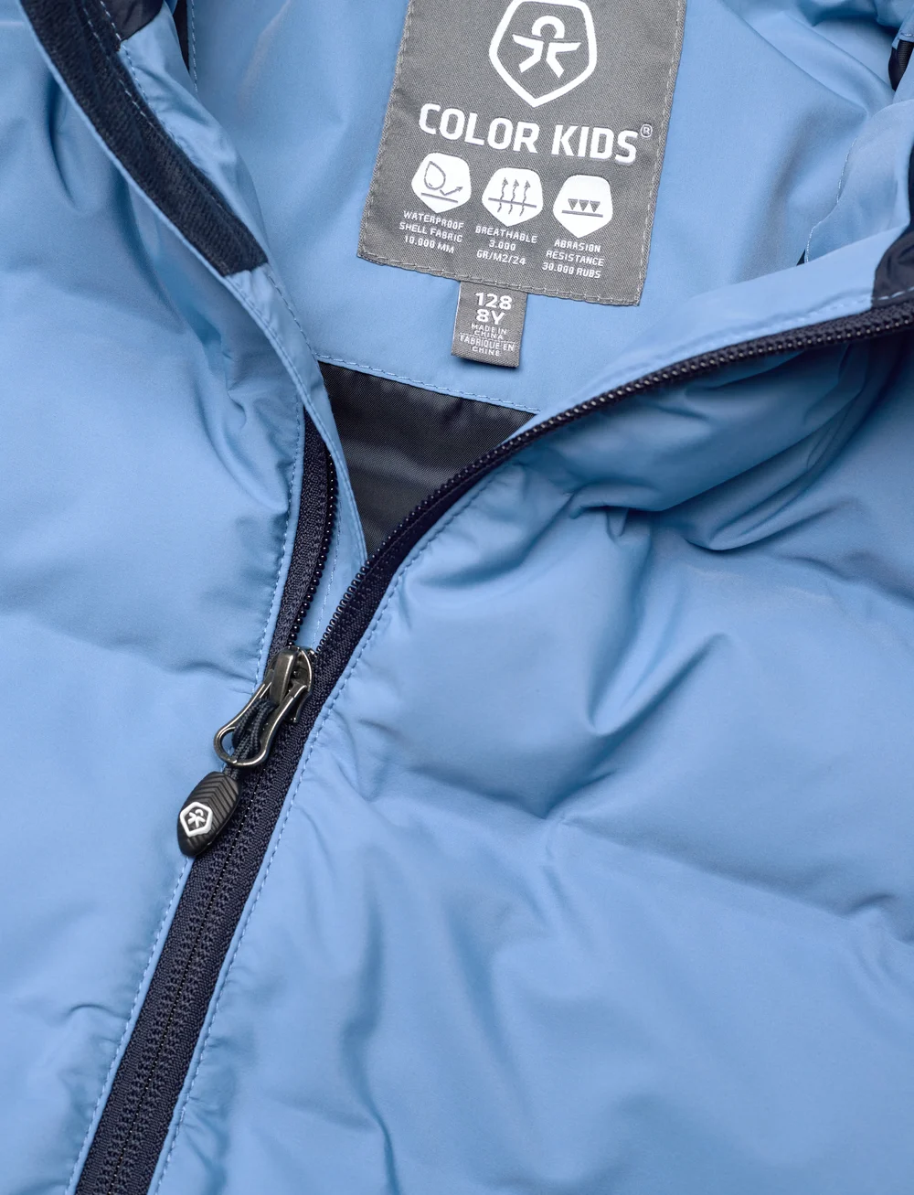 Color Kids - Ski Jacket - Quilt - Contrast - ski jackets - cyaneus - 2