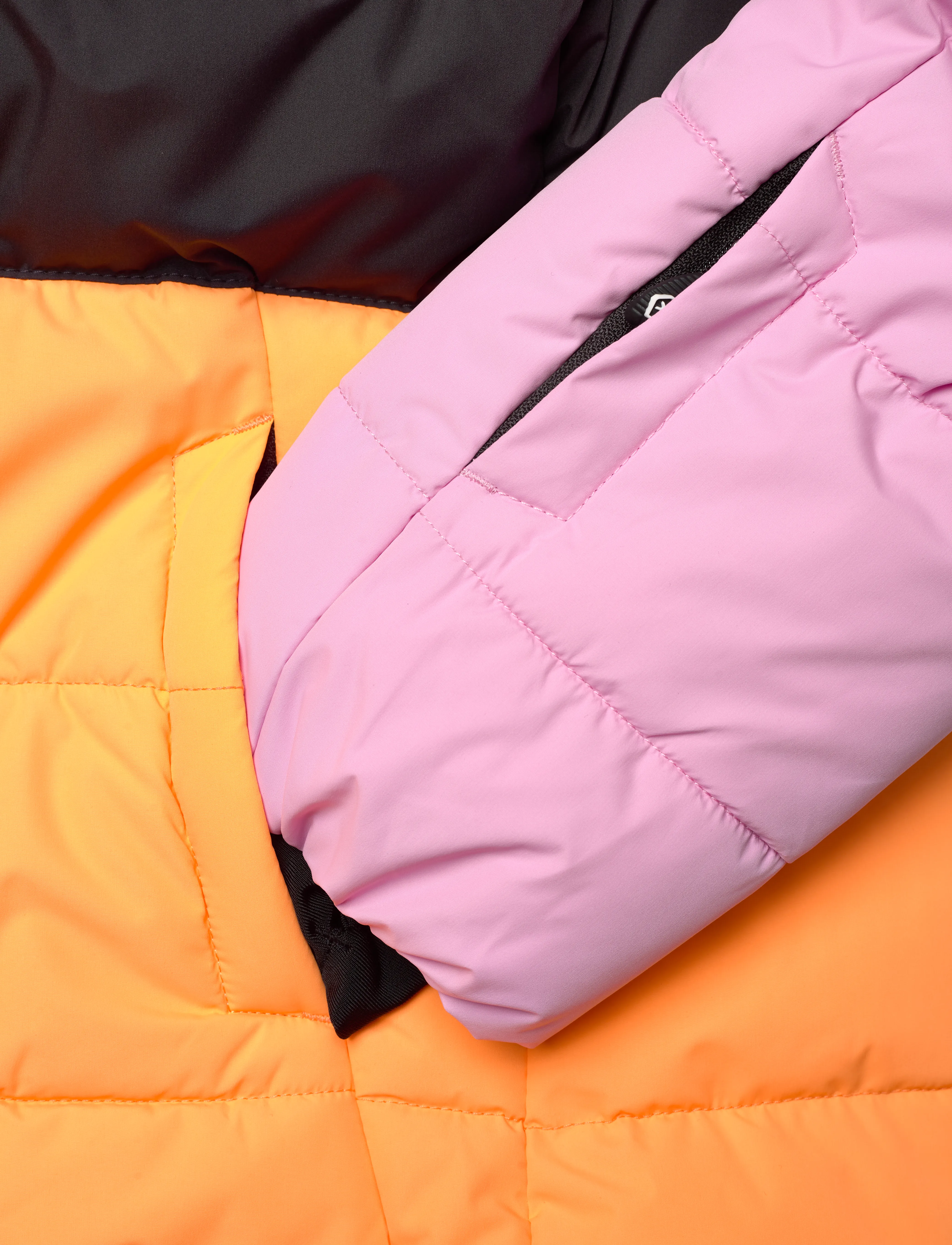 Color Kids - Ski Jacket - Colorblock -Quilt - lilac chiffon - 3