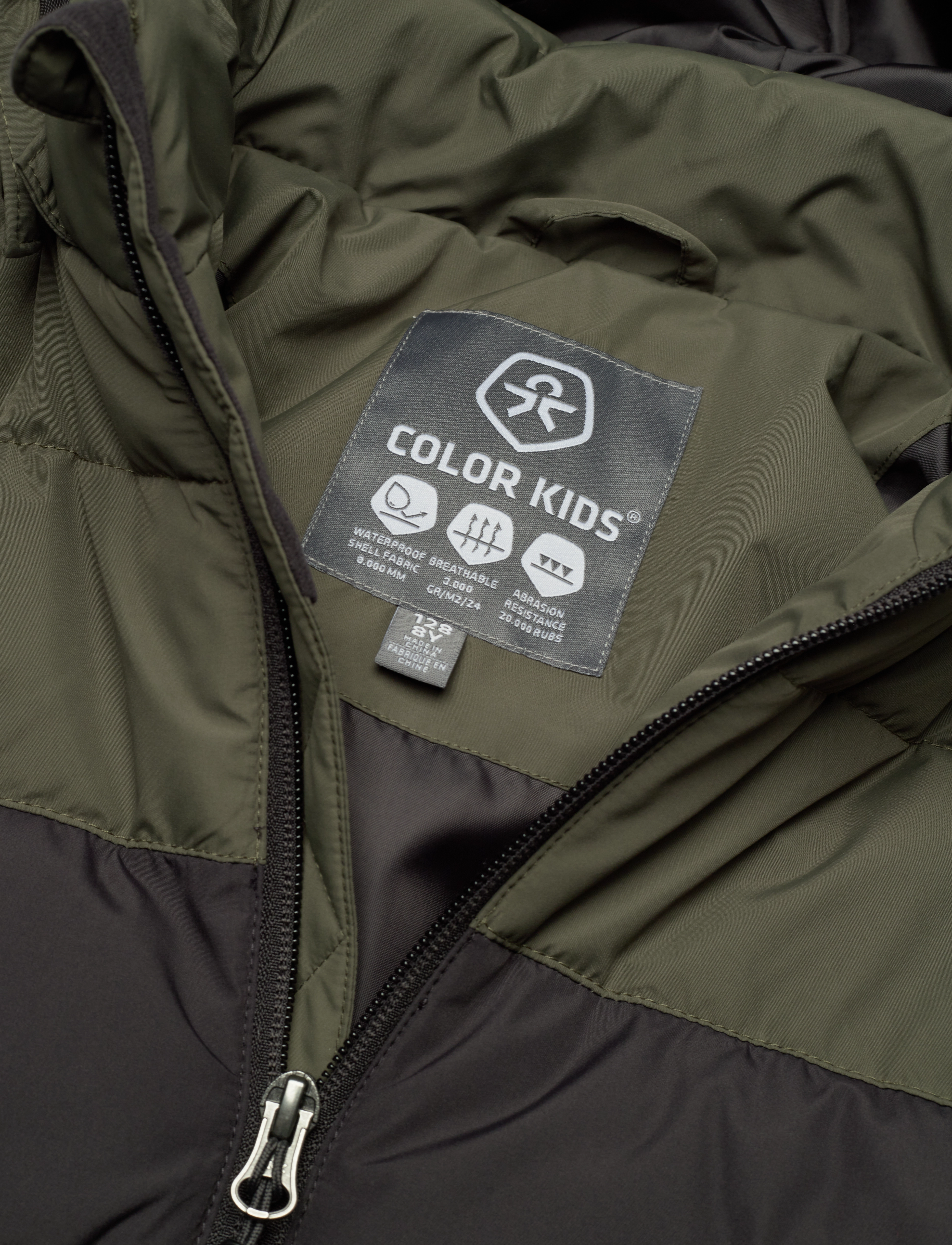 Color Kids - Ski Jacket - Colorblock -Quilt - grape leaf - 2