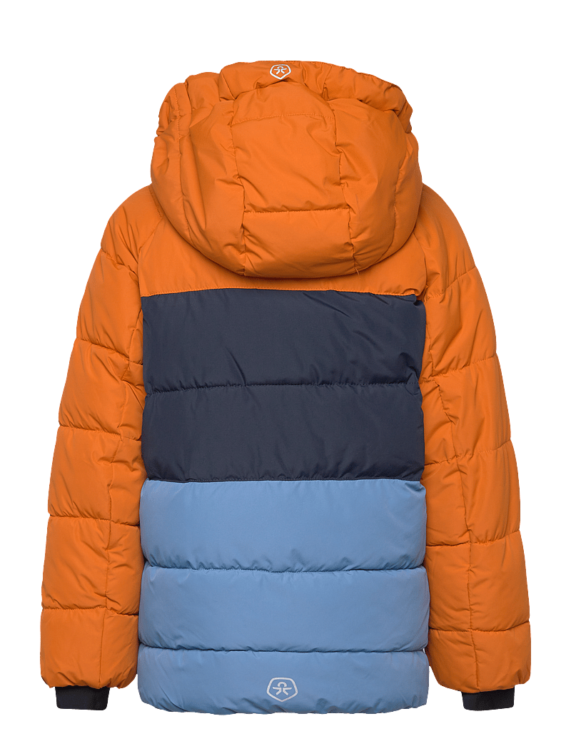 Color Kids - Ski Jacket - Colorblock -Quilt - virsdrēbes - marmalade - 1