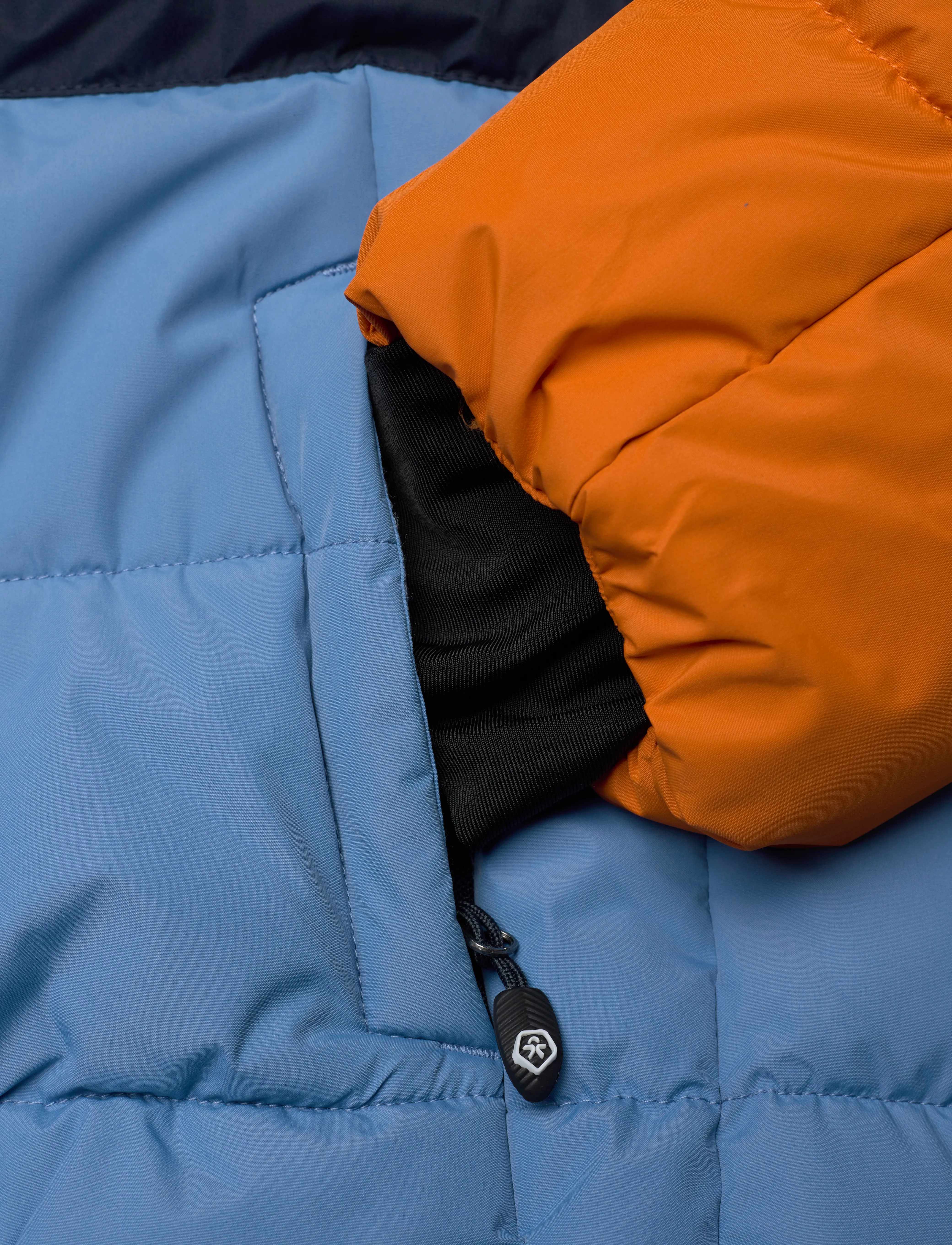 Color Kids - Ski Jacket - Colorblock -Quilt - marmalade - 4