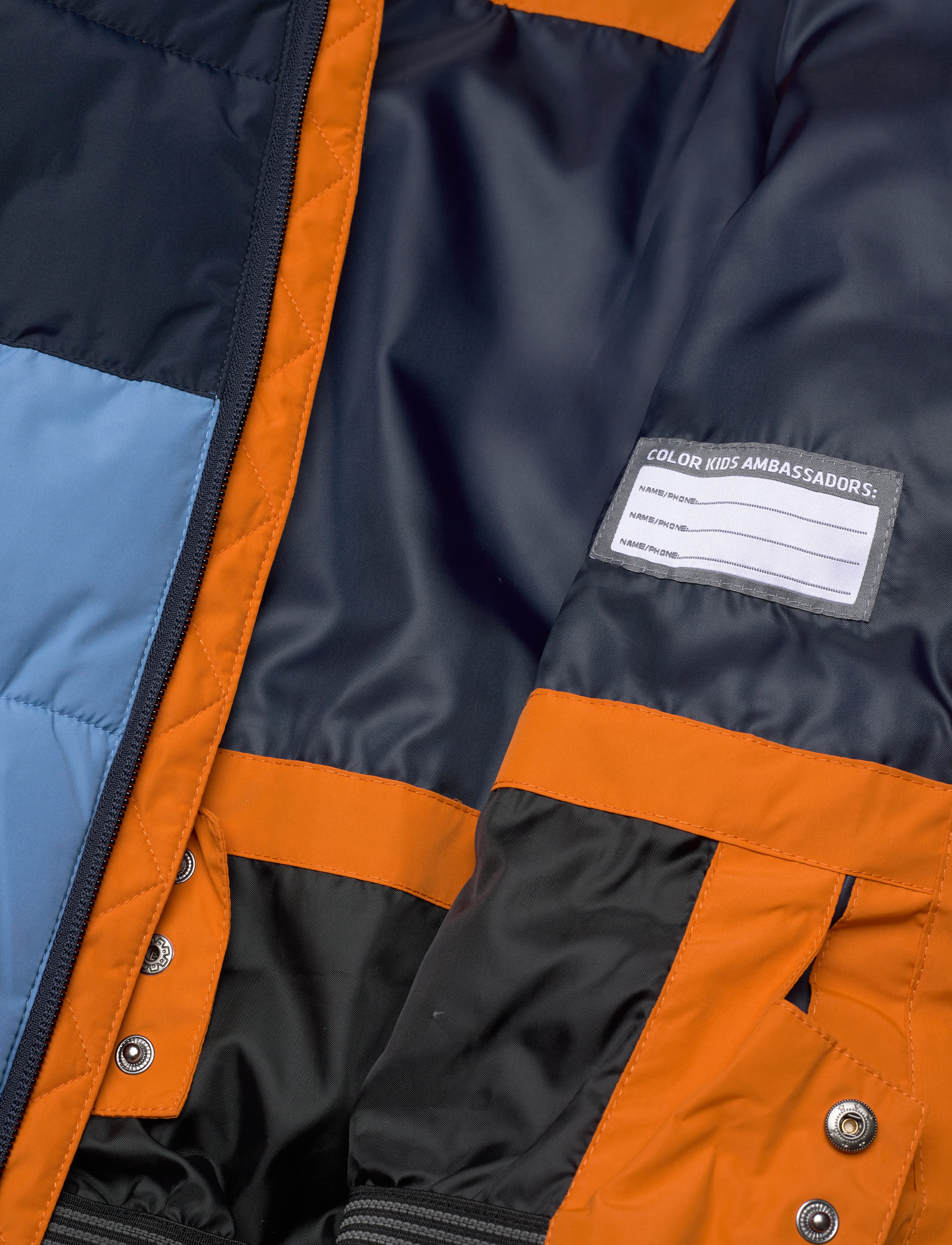 Color Kids - Ski Jacket - Colorblock -Quilt - marmalade - 5