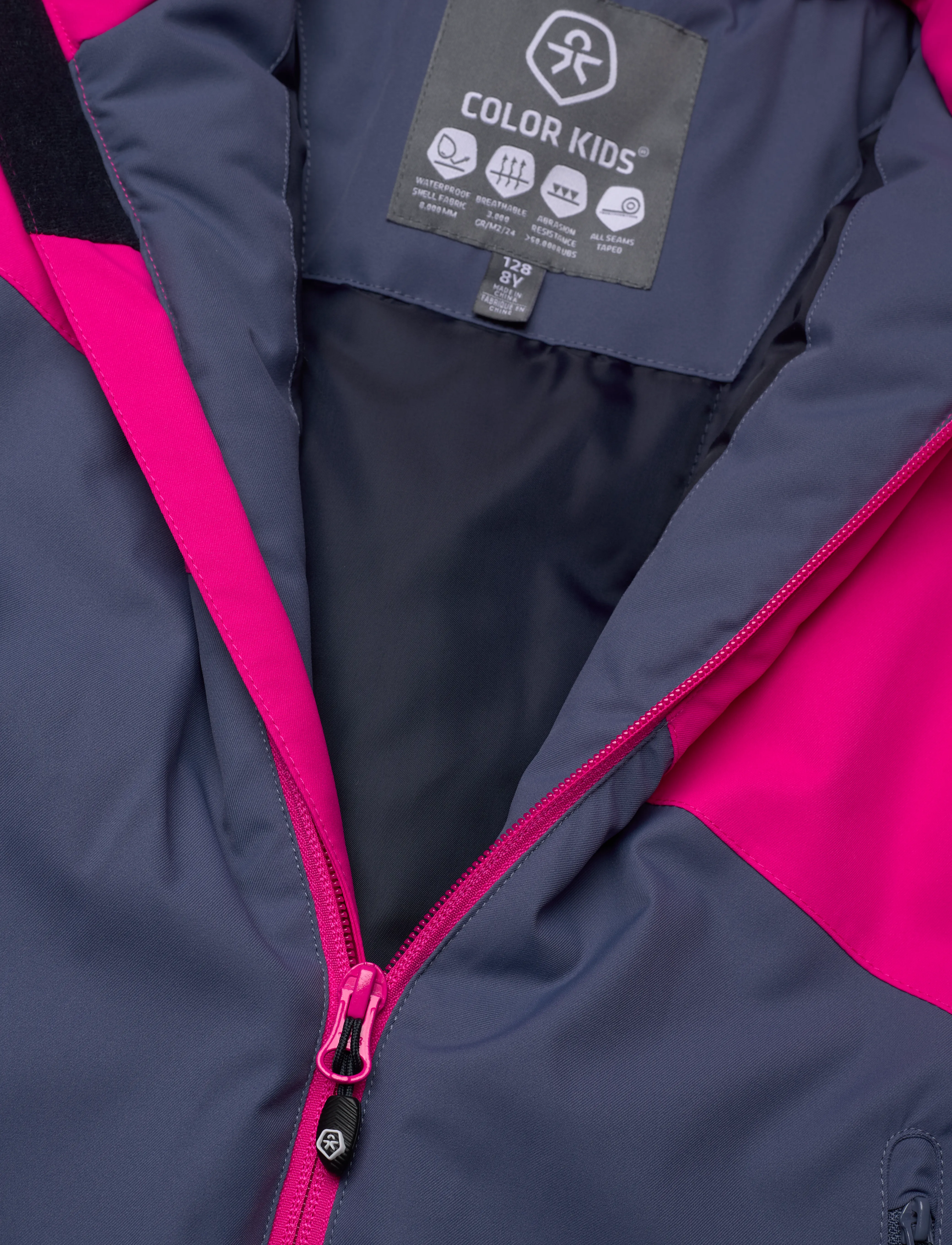 Color Kids - Ski Set - Colorblock - pink glo - 5