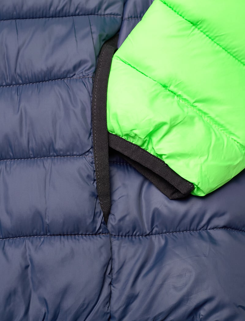 Color Kids - Jacket W. Hood - Quilted - outdoor - green gecko - 3