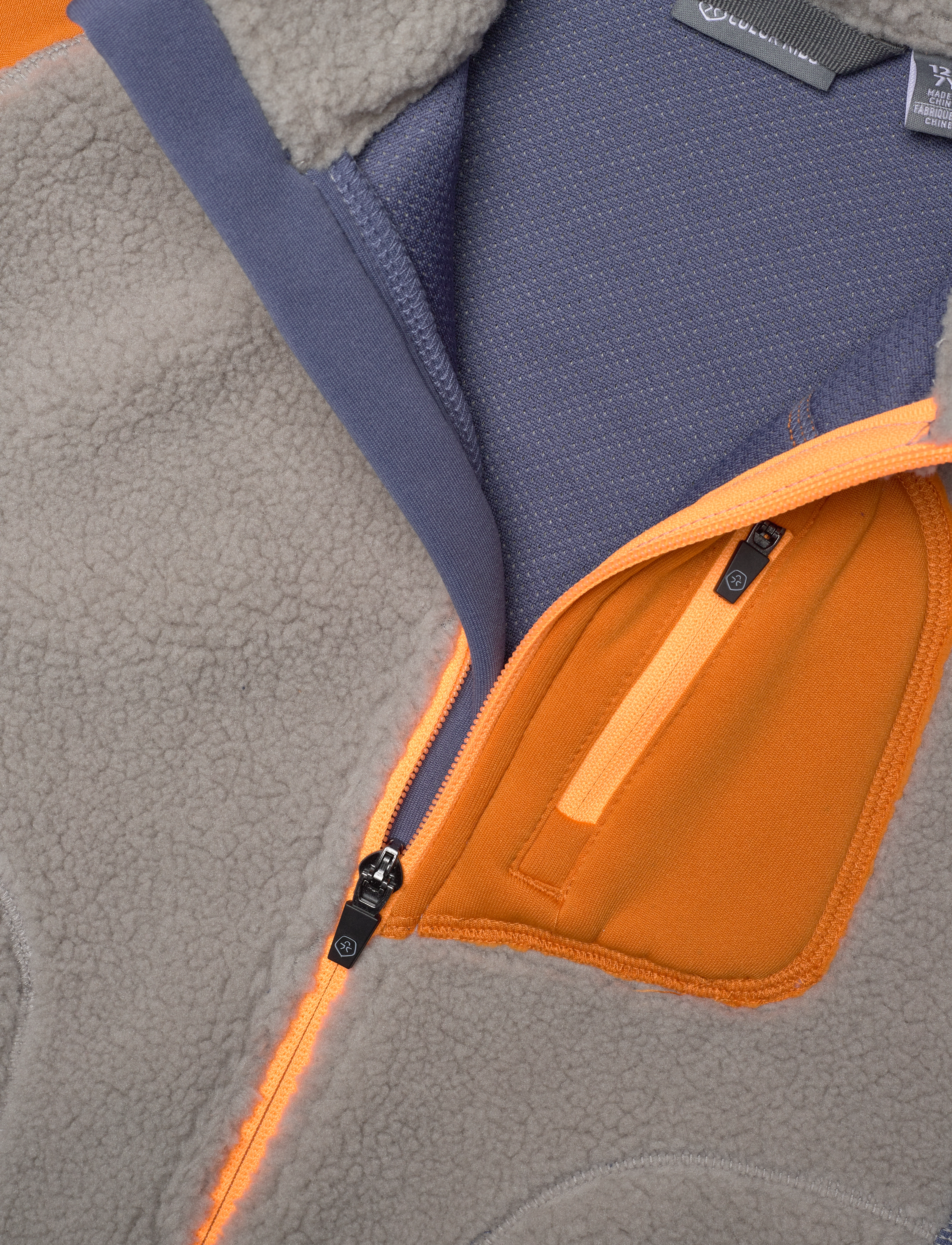 Color Kids - Fleece Jacket - marmalade - 4